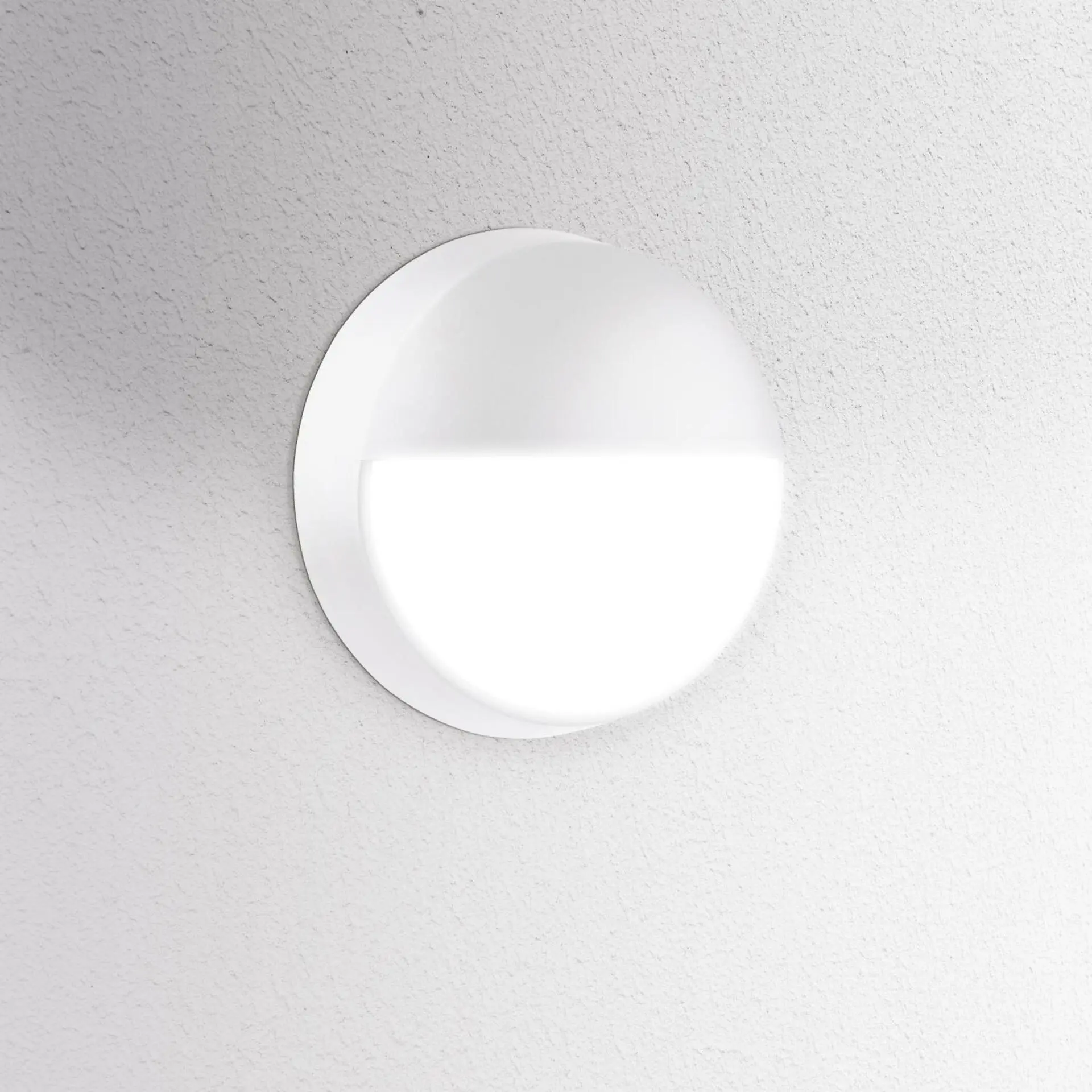 CENTURY Venkovní nástěnné LED svítidlo kulaté OASI CCT 14W 3000/4000/6500K IP54 bílá 180st.