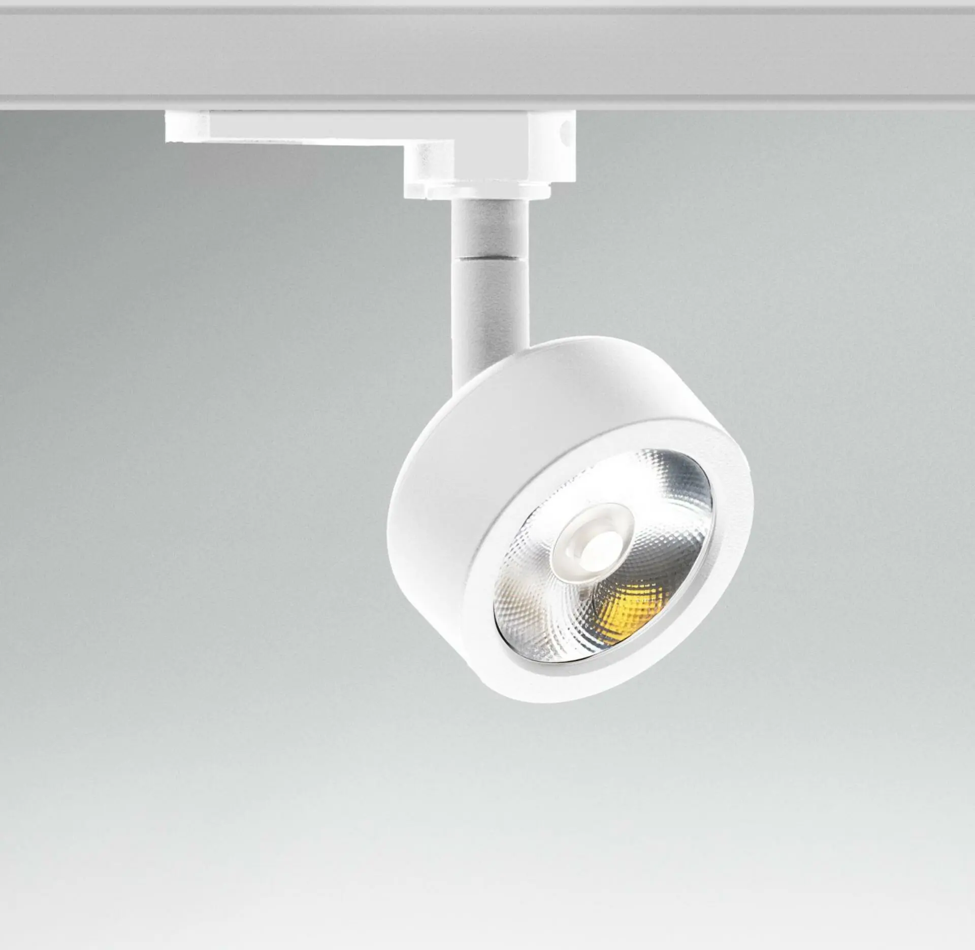 CEN RGMTBI-075840 Svítidlo pro 3fázovou lištu REGIA SHOP MINI ROUND bílá LED 7W 4000K CRI90 UGR16 - CENTURY