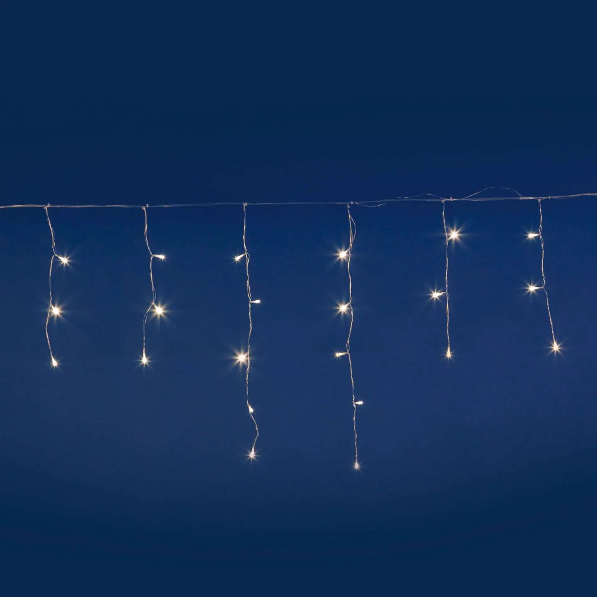 Xmas King LED krápník prodloužitelný, 4x0,5m, 60 LED teple bílá bez napájení