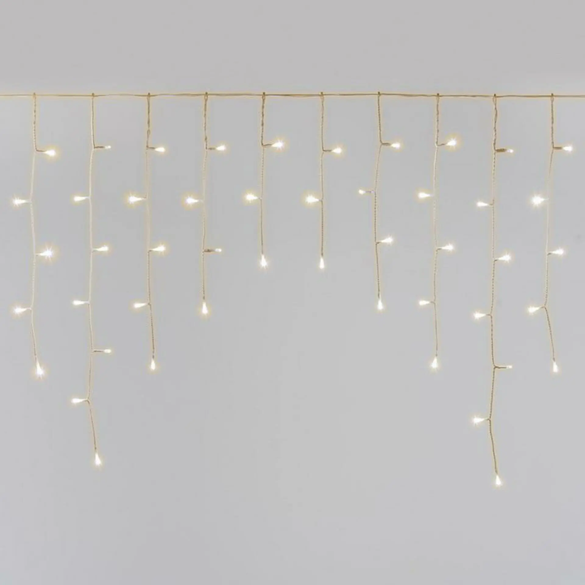 Xmas King XmasKing FLASH LED krápník 4,2x0,7m 186 LED, 24V propojitelné venkovní, teplá bílá rampouchy