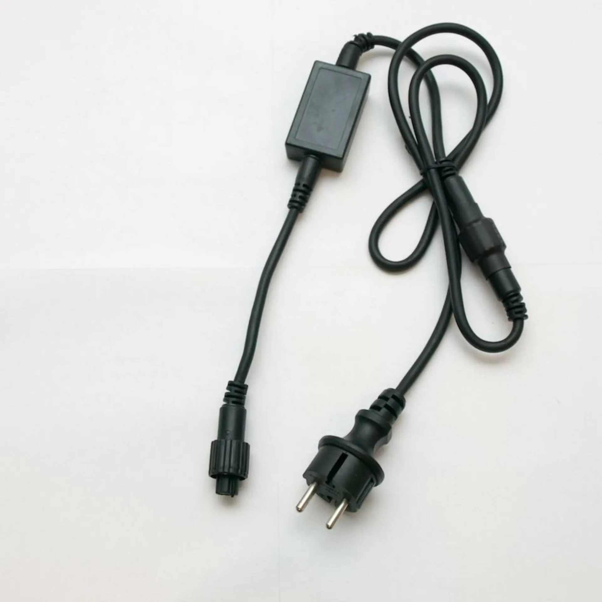 Easy Fix zdrojový kabel, exteriér, 2 m, oddělitelný AC/DC, IP67, černý