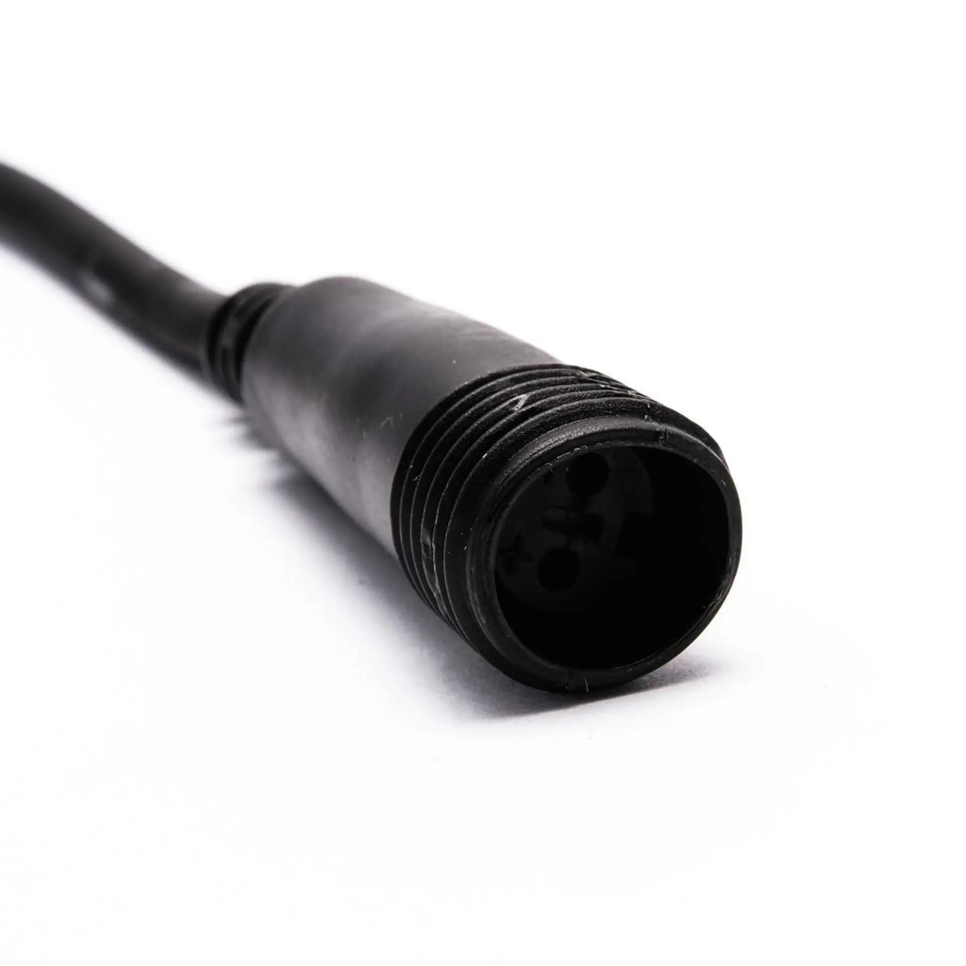 DecoLED Zdrojový kabel exteriér, černý, 1,5 m, IP67, stmívač a časovač