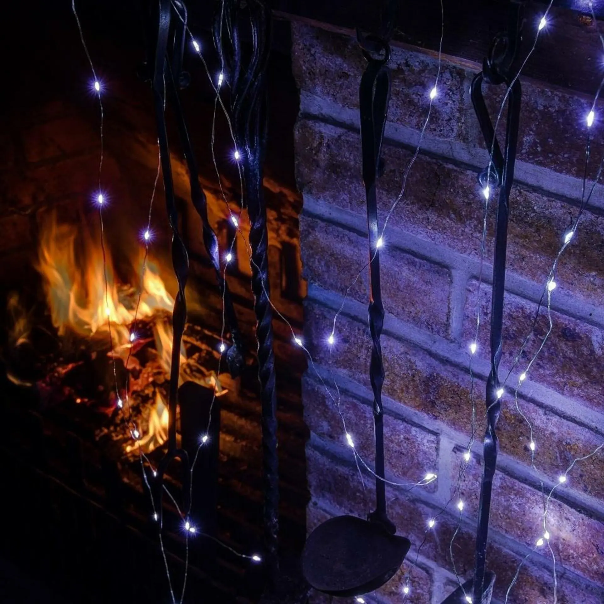 DLED EL01 DecoLED LED světelný řetěz - 12 x 1,5 m, ledově bílá, 180 diod