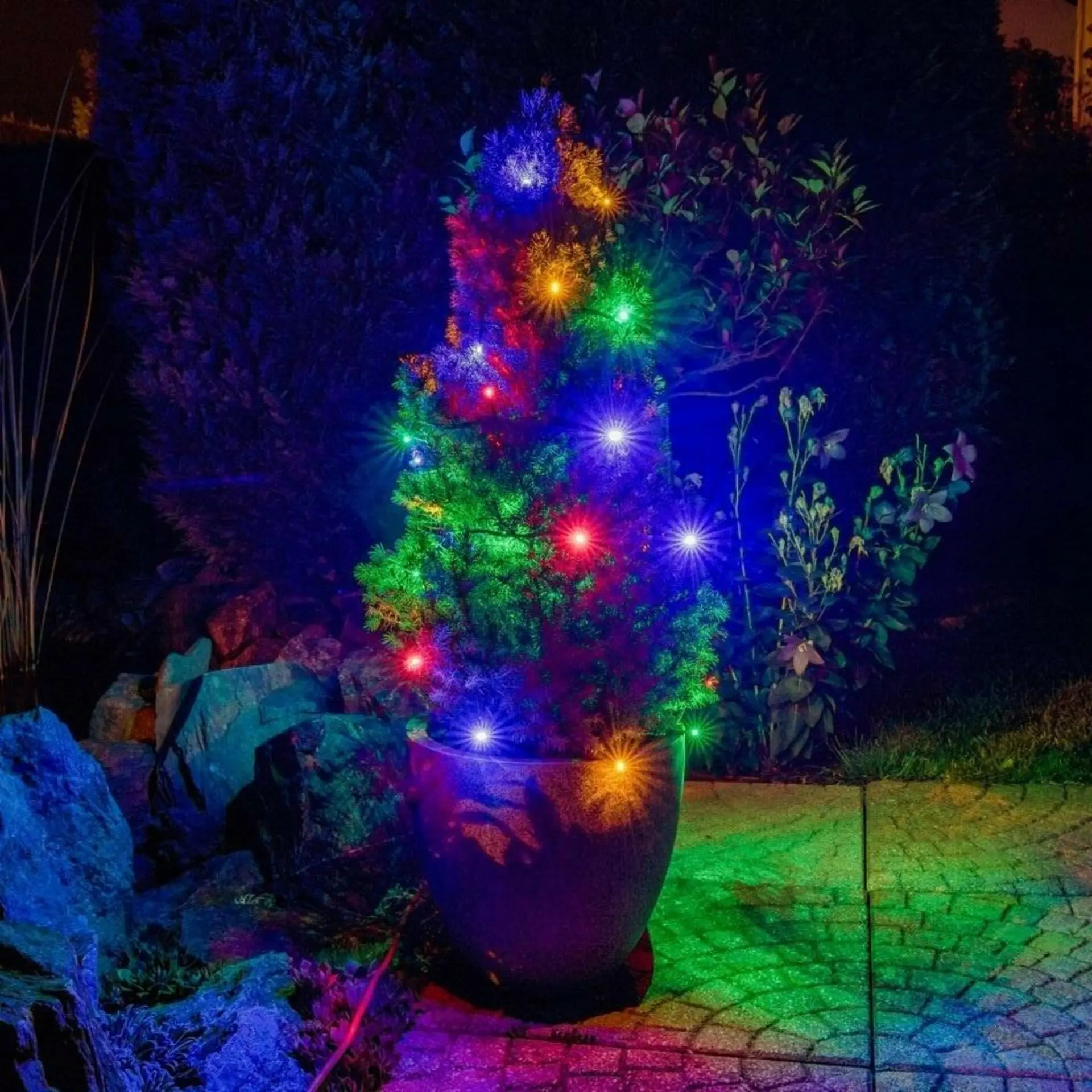 DLED LWS34M DECOLED LED světelný řetěz Hobby Line, 4 m, barevný, 32 diod