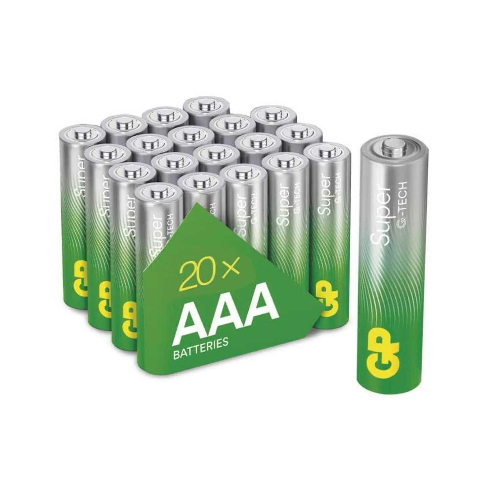 GP Alkalická baterie SUPER AAA (LR03)- 20ks