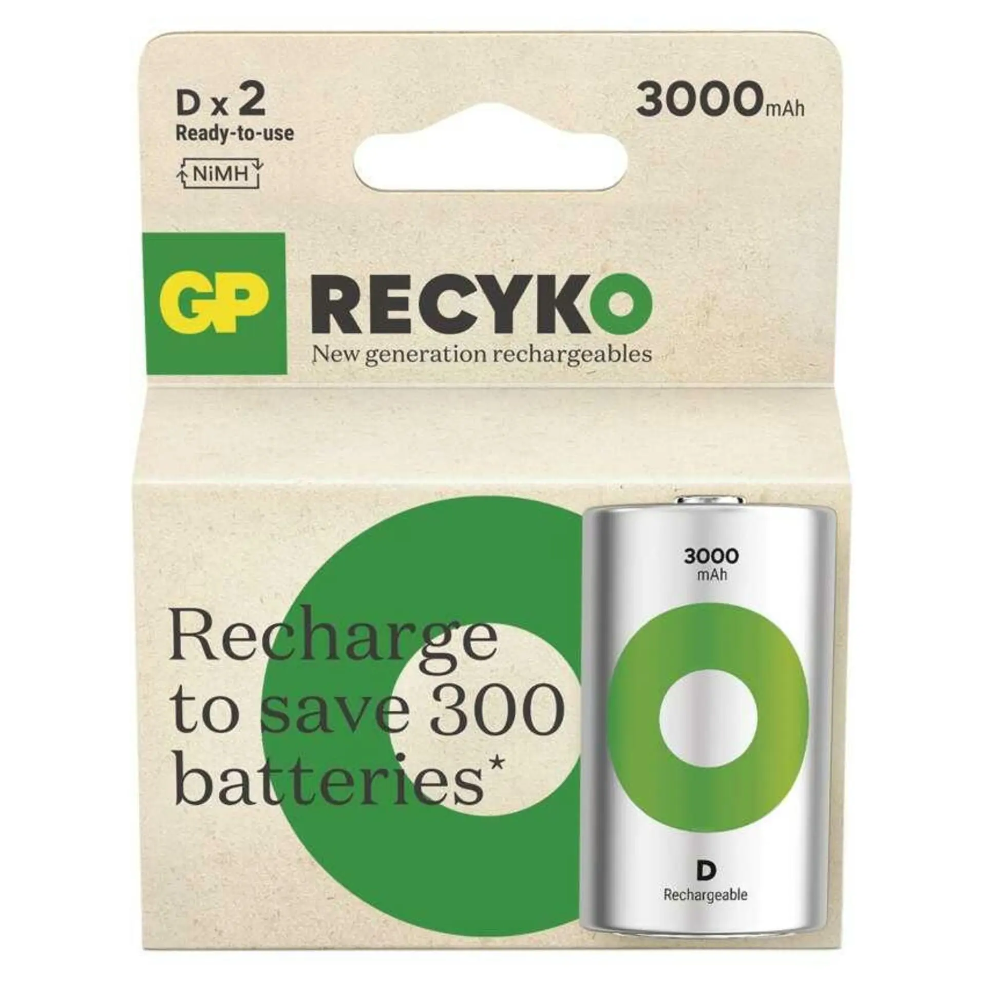 GP Nabíjecí bat. ReCyko 3000 D (HR20) - 2ks