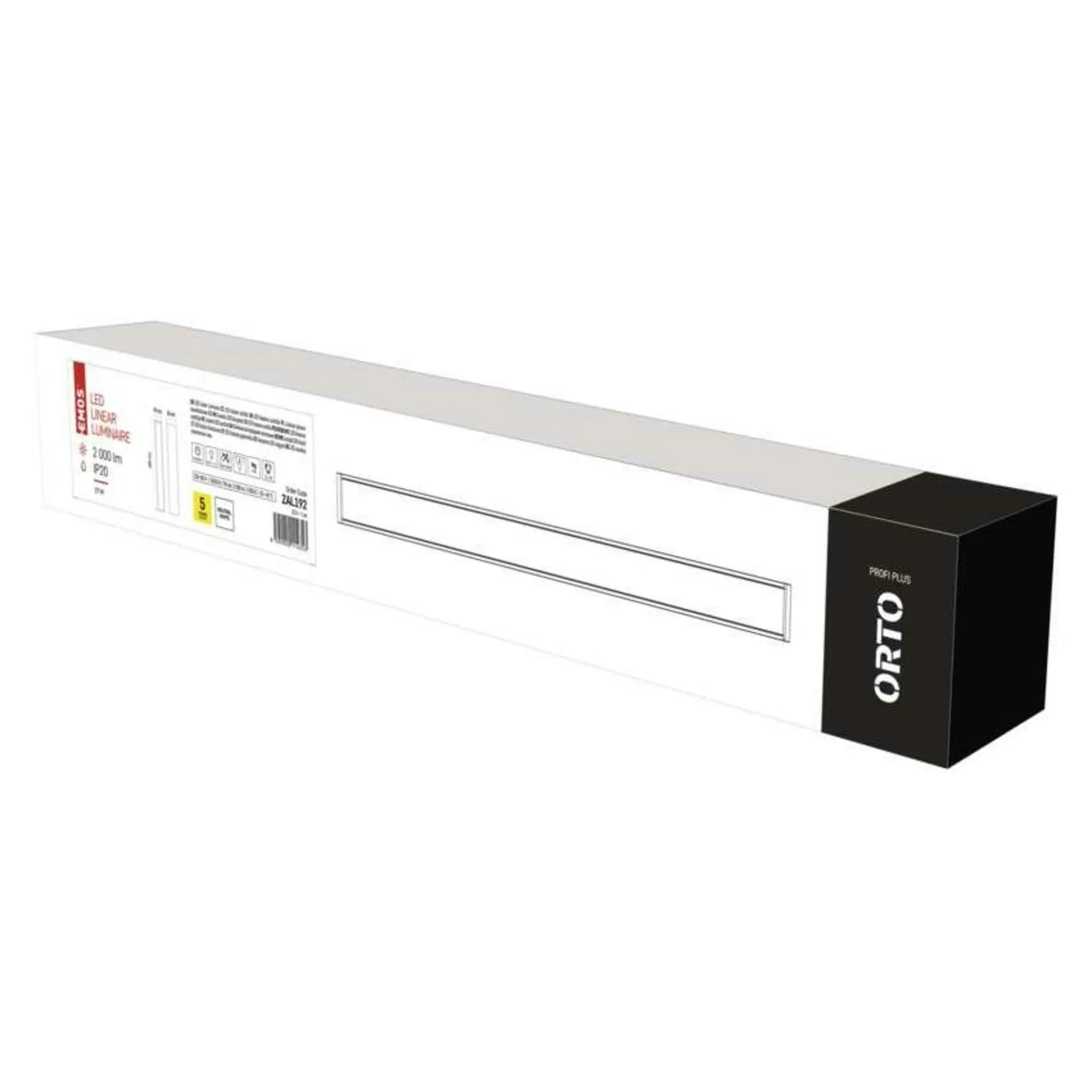 EMOS ZAL192 LED lineární svítidlo ORTO 19 W, neutrální bílá