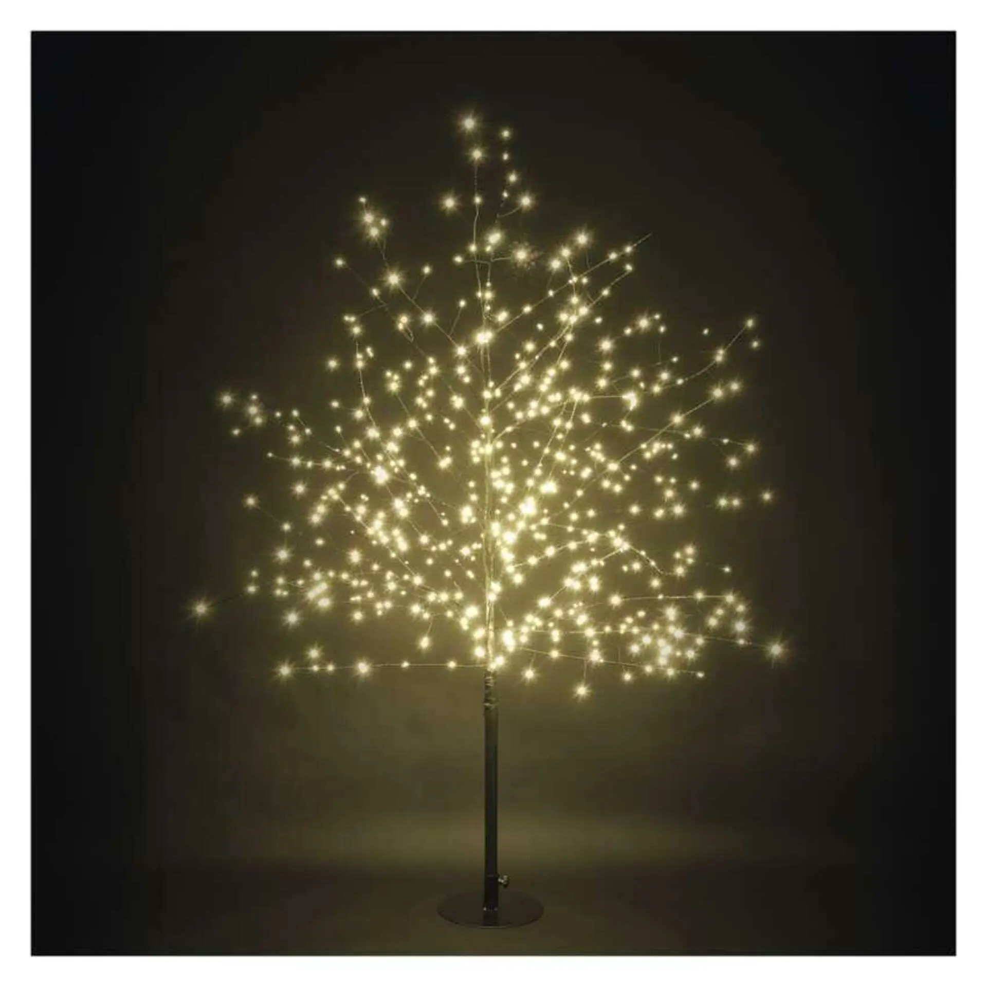 EMOS LED svítící stromek, 120 cm, venkovní i vnitřní, teplá bílá, časovač DCTW30