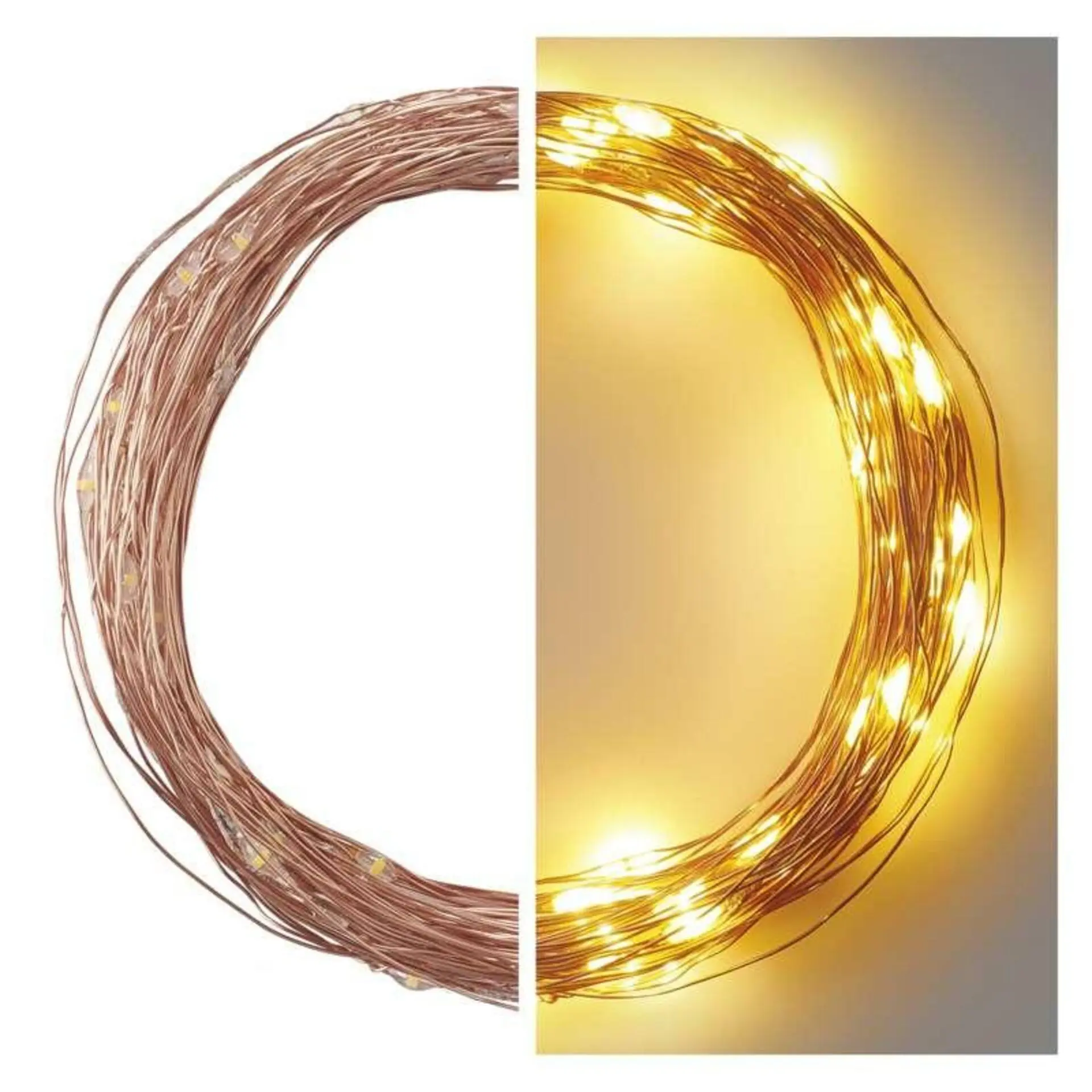EMOS D3AW02 LED vánoční nano řetěz měděný