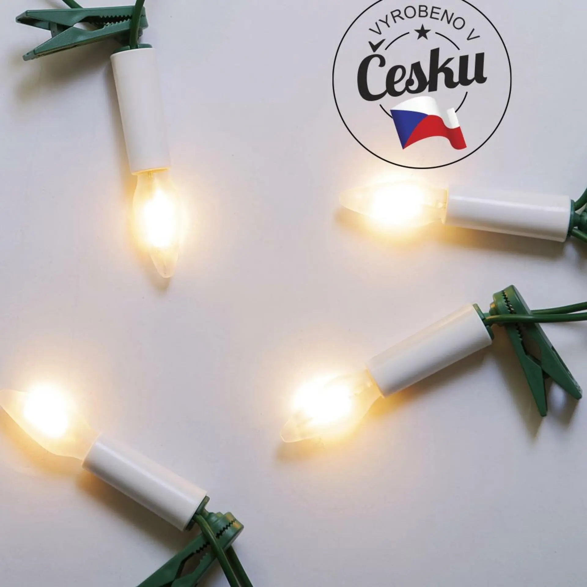 Exihand Prodloužení pro venkovní soupravu LED Filament Felicia čirá SVP-20, zelená kabeláž  bez napájení