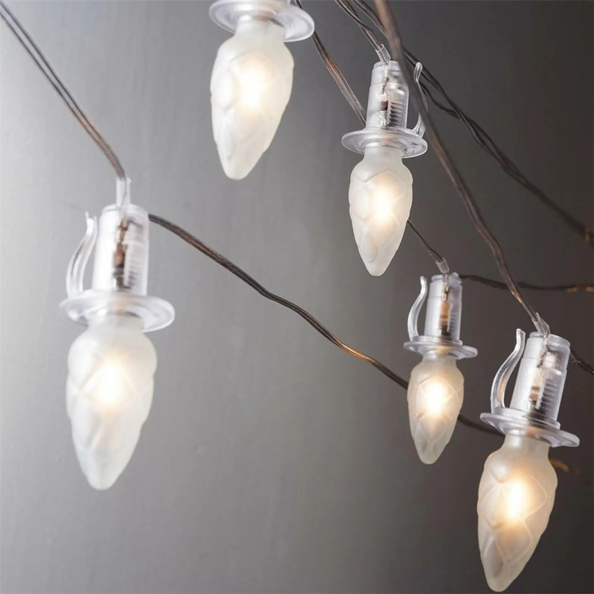 Exihand Prodloužení pro venkovní soupravu LED Filament Šiška bílá, čirá kabeláž  bez napájení