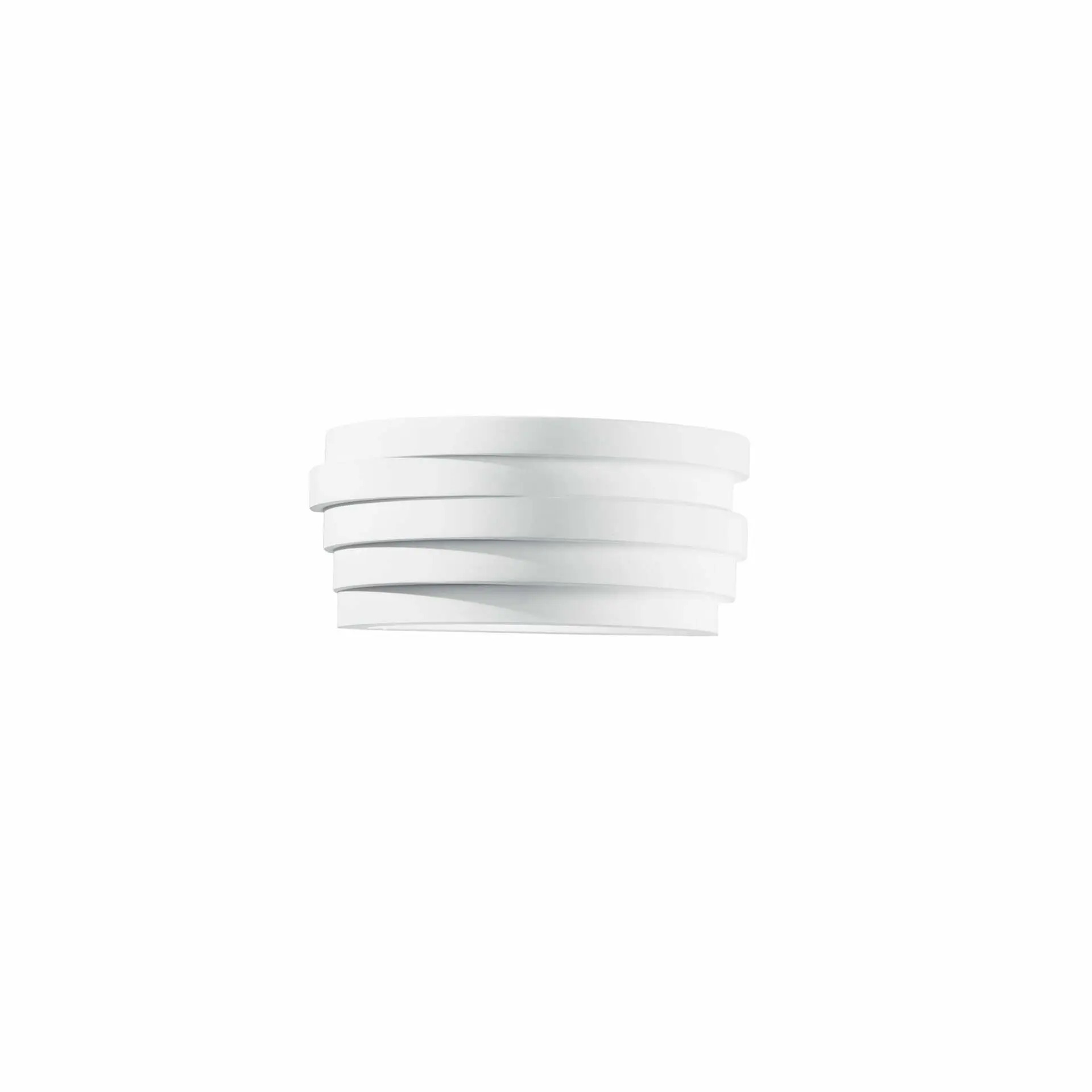 FANEUROPE FAN EUROPE Nástěnné svítidlo Flow, sádrové, bílé, 1xE27, 29x12,8x13 cm