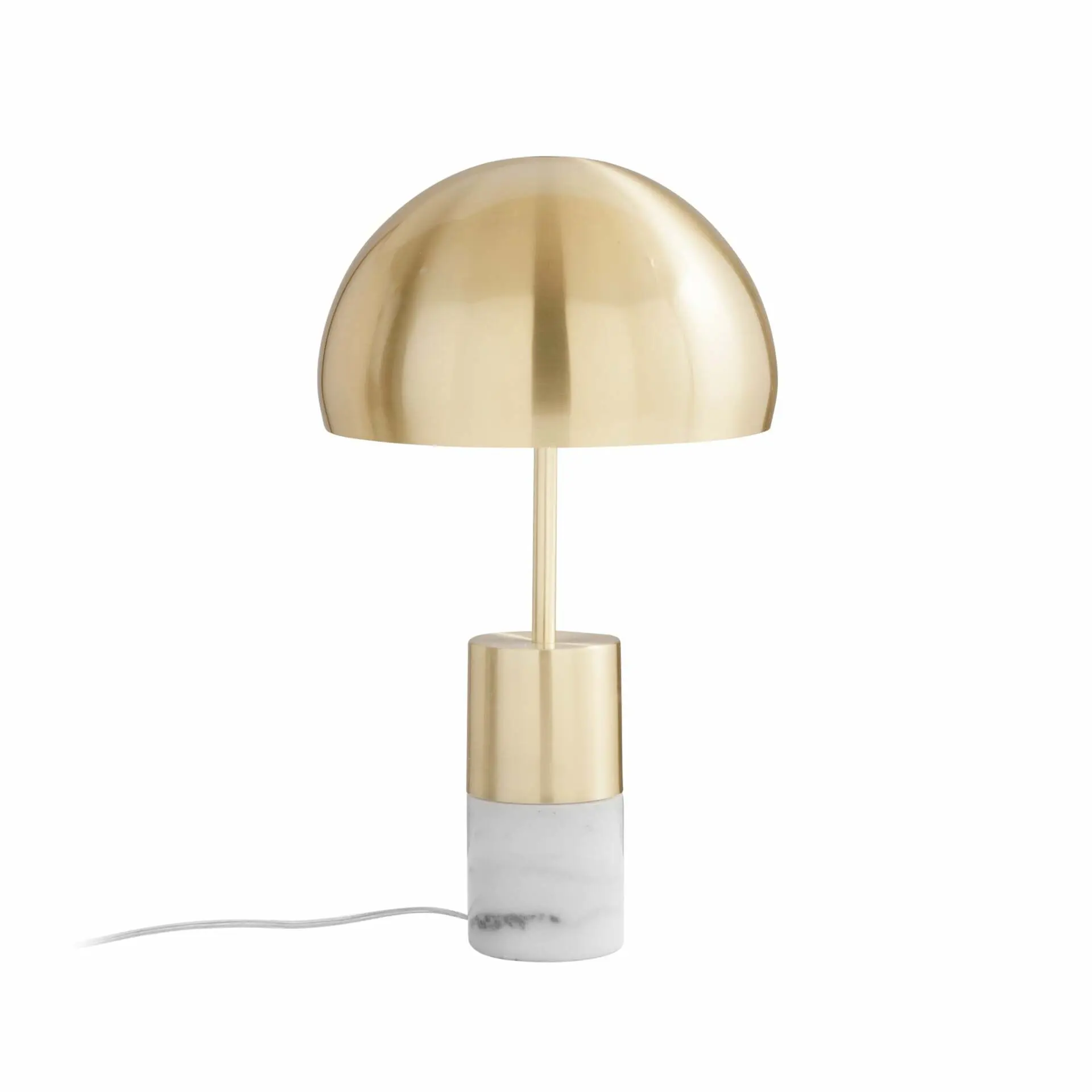 FANEUROPE FAN EUROPE Stolní lampa Igea, zlatá/mramor, 2 x E14, 30 x 51,5 cm