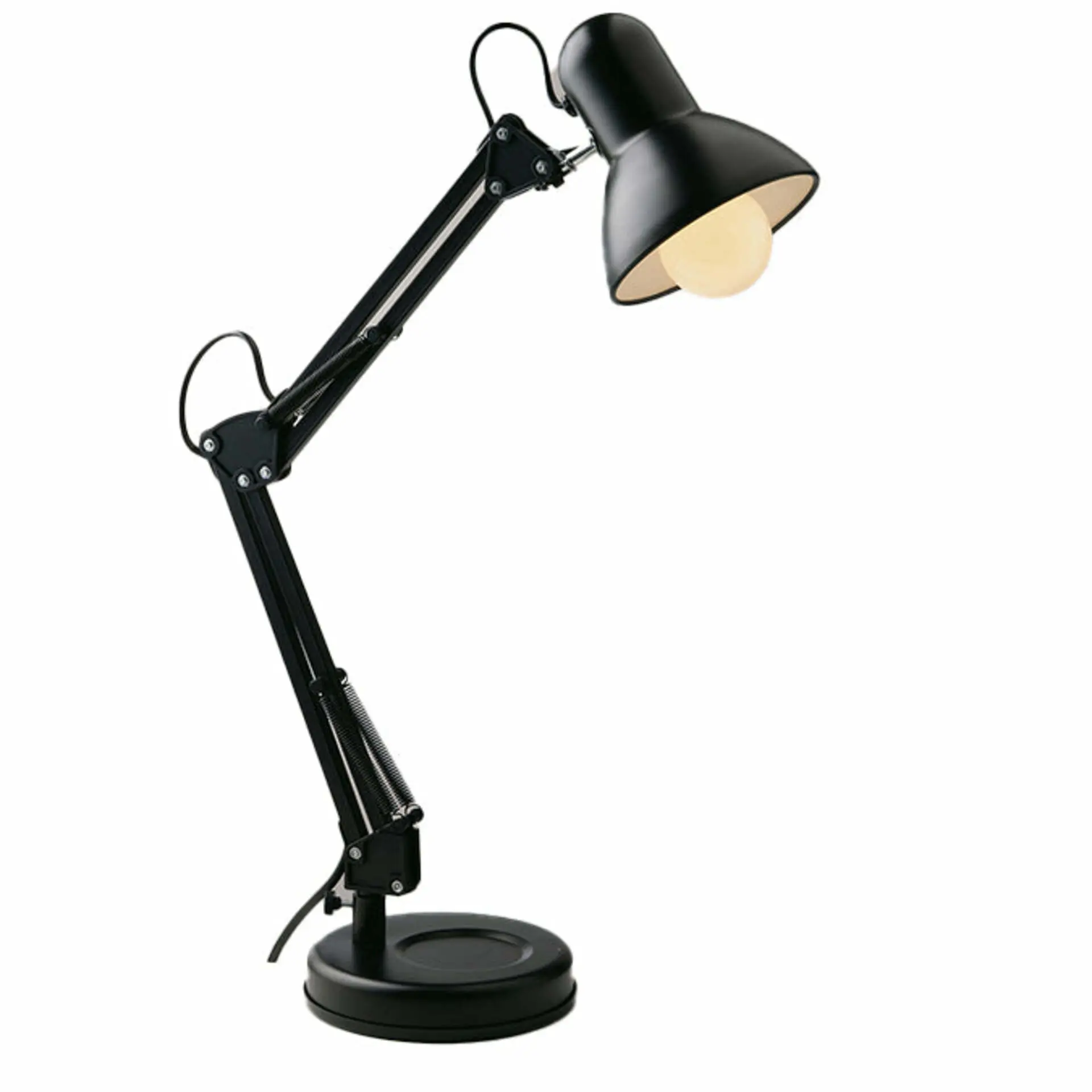FANEUROPE FAN EUROPE Stolní lampa s klipem Architteto, 1xE27, 60 x 42 cm, černá, kov