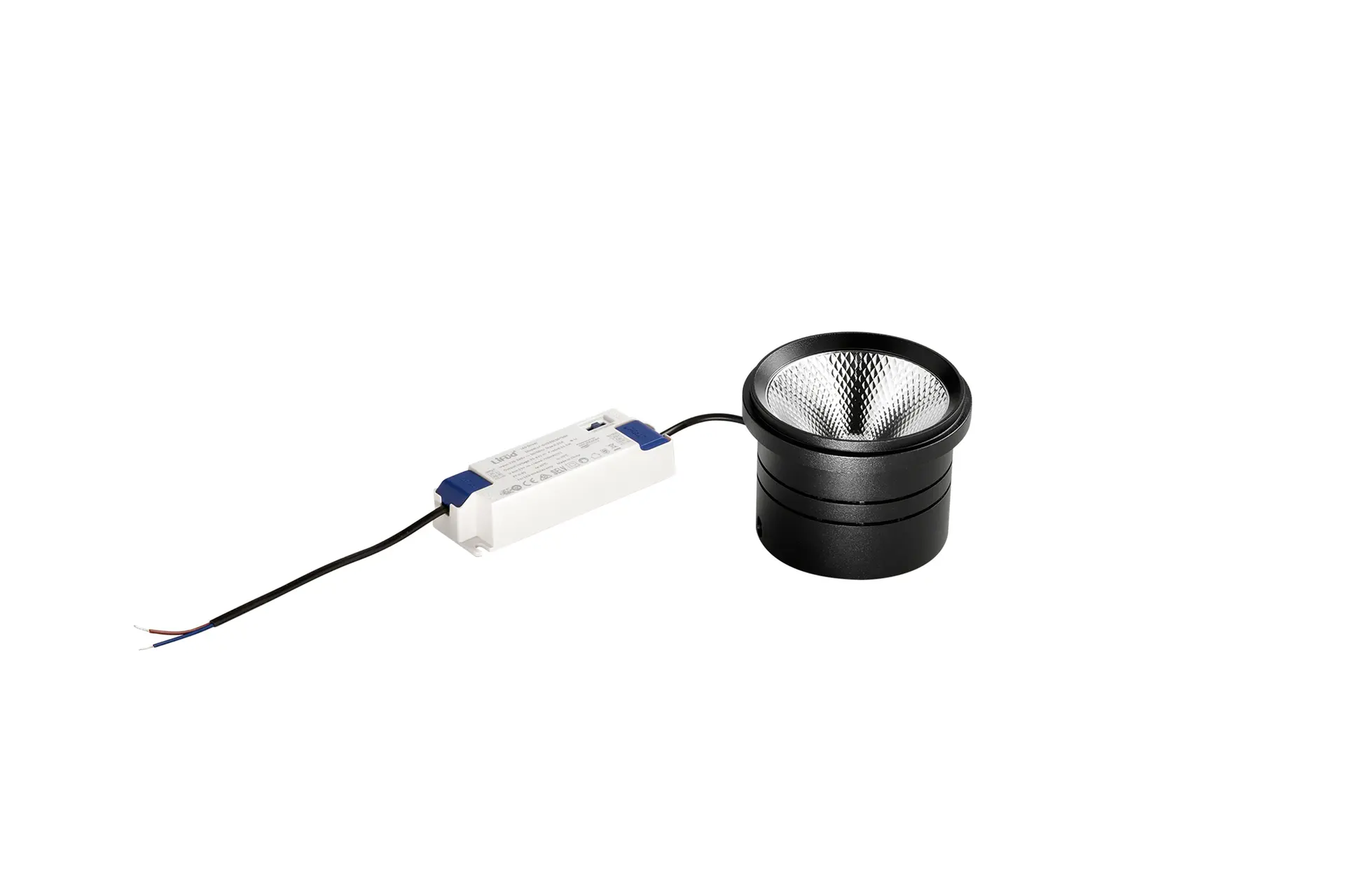 FANEUROPE FAN EUROPE LED modul AR111 černý, 30 W, 130 lm/W, 4CCT (nastavitelná teplota světla), CRI 80