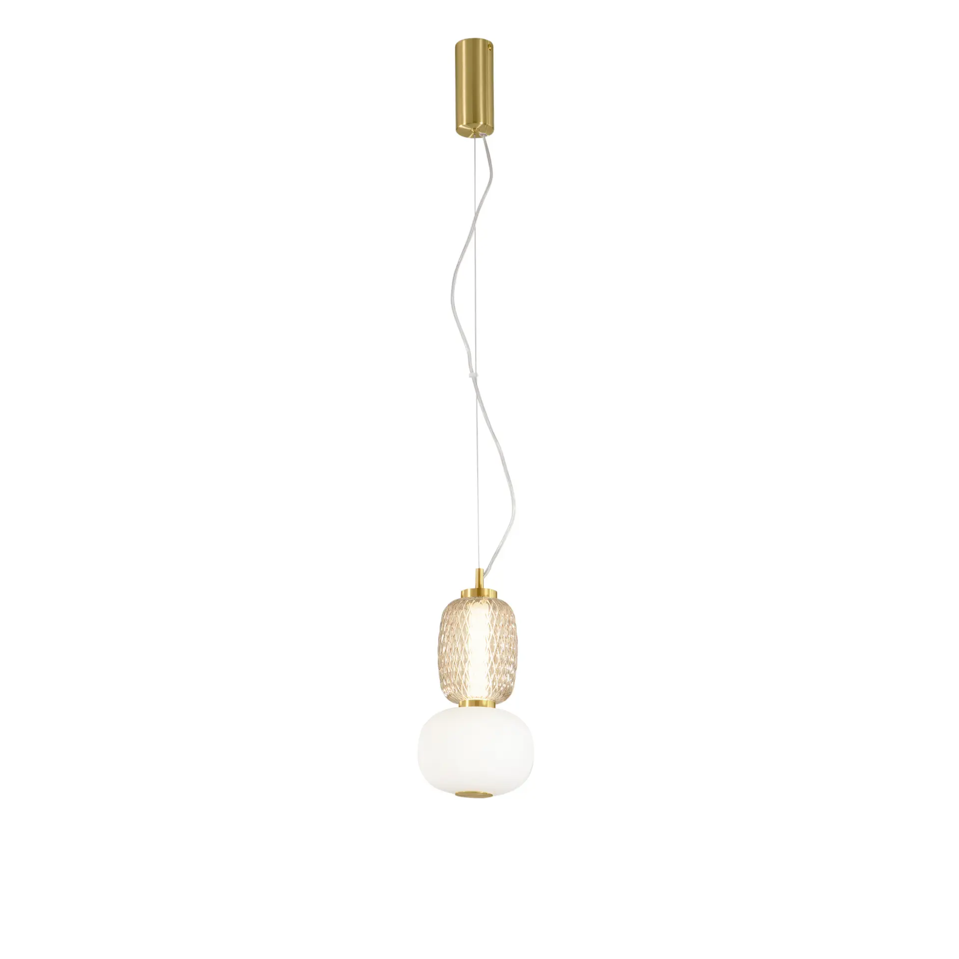 FANEUROPE FAN EUROPE Závěsné svítidlo LED TOTEM zlatá 18 W 2000 lm 3000 K 17x196,5 cm