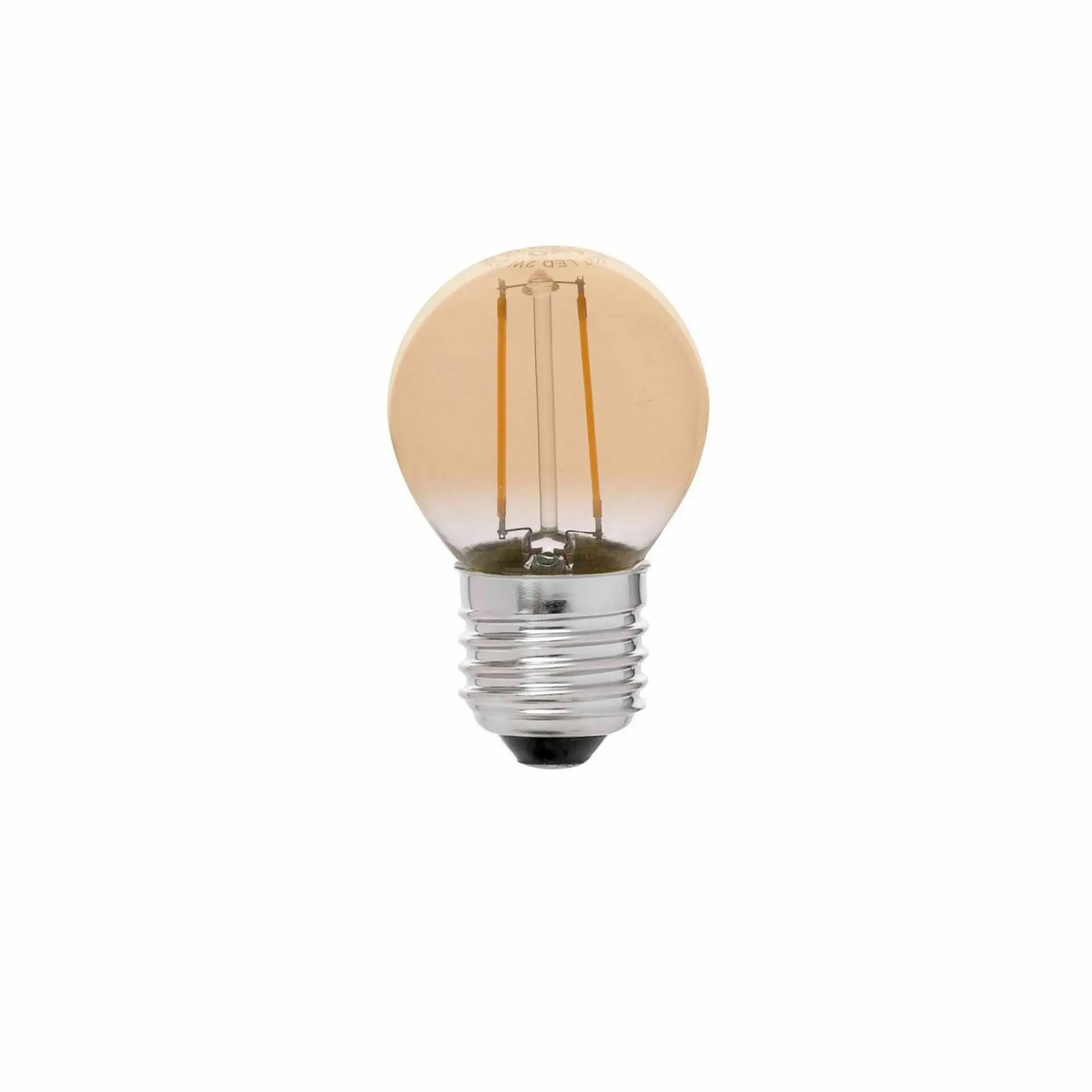 FARO 17414 LED žárovka G45 E27 2W filament AMBER 2200K - FARO