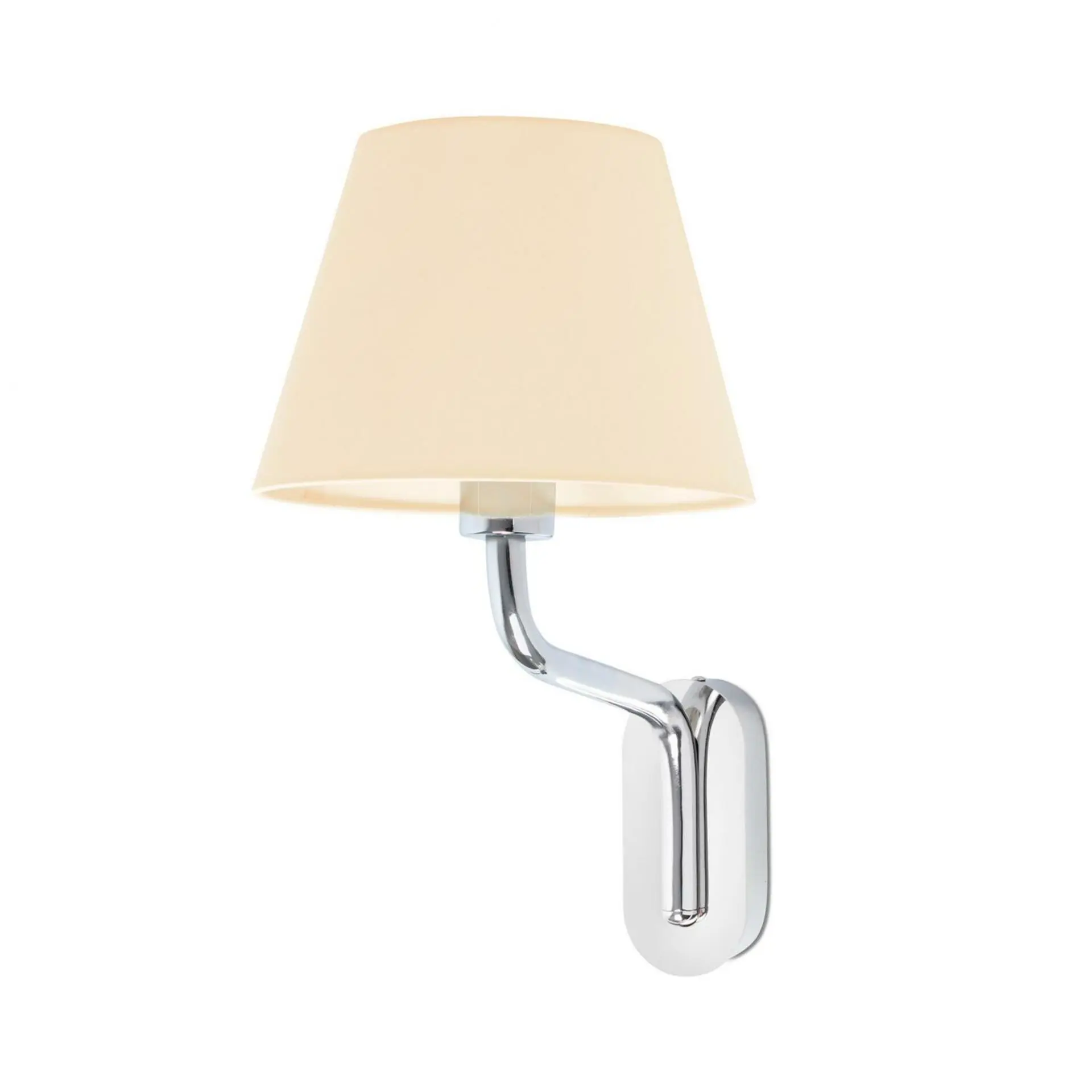 FARO 24005-11 ETERNA nástěnná lampa, chrom/béžová - FARO