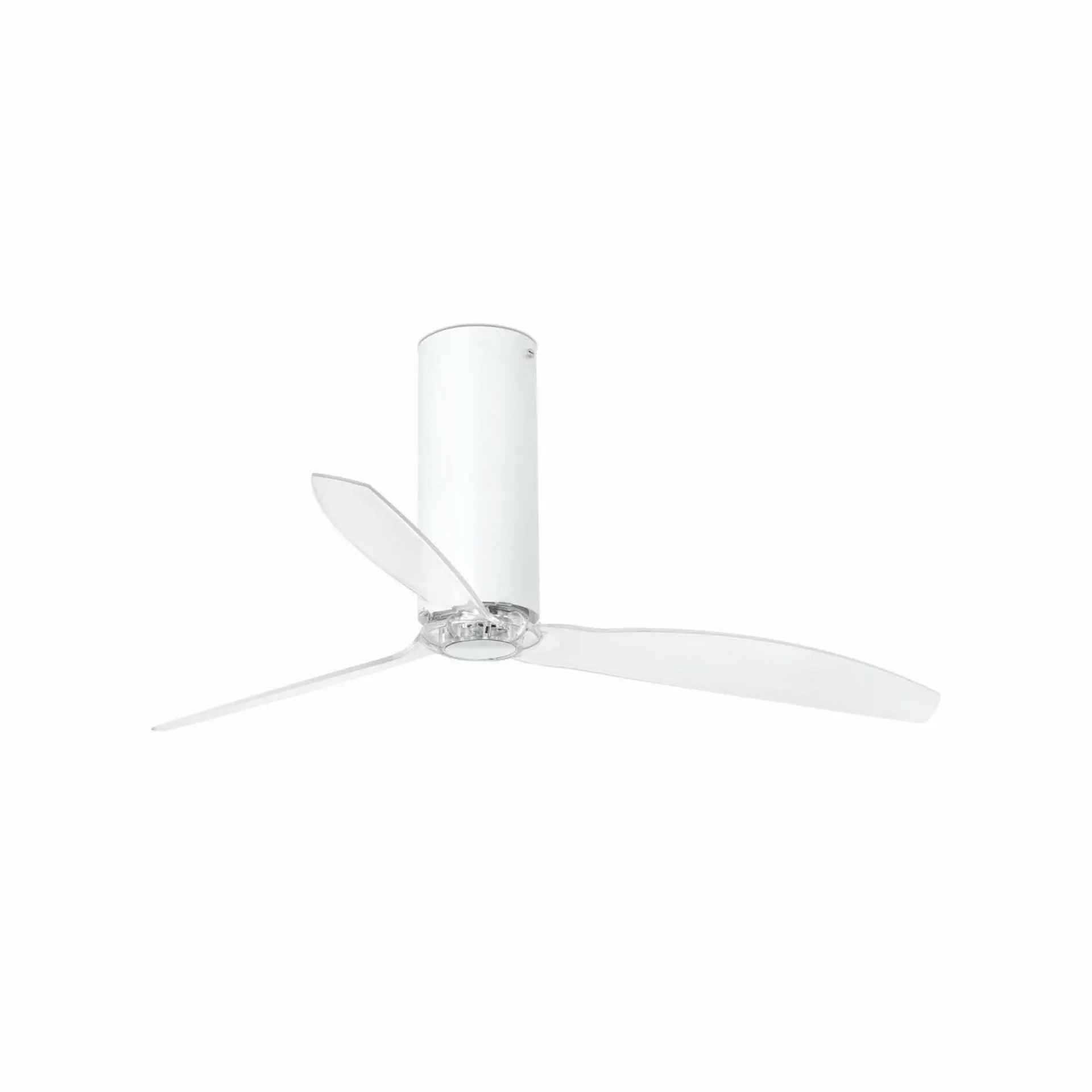 FARO 32034 TUBE FAN, bílá/transparentní, stropní ventilátor s DC motorem - FARO