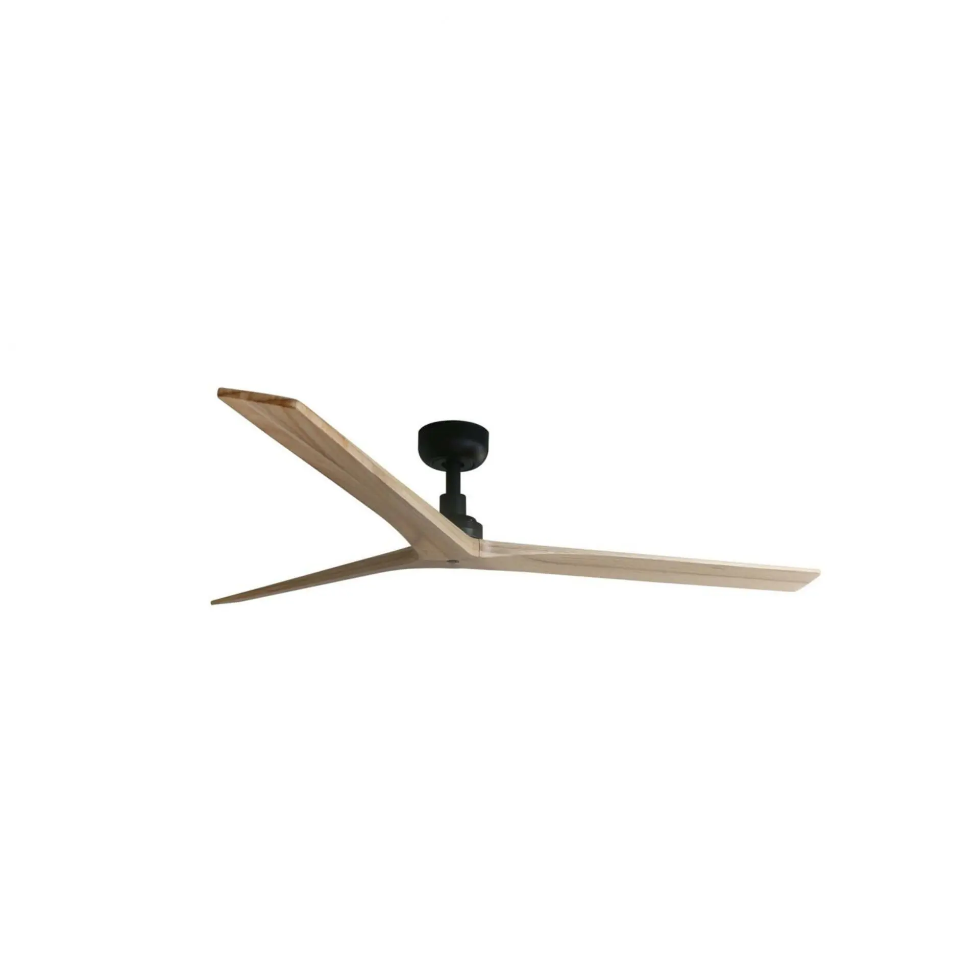 FARO KLIM L stropní ventilátor, černá/borovice DC