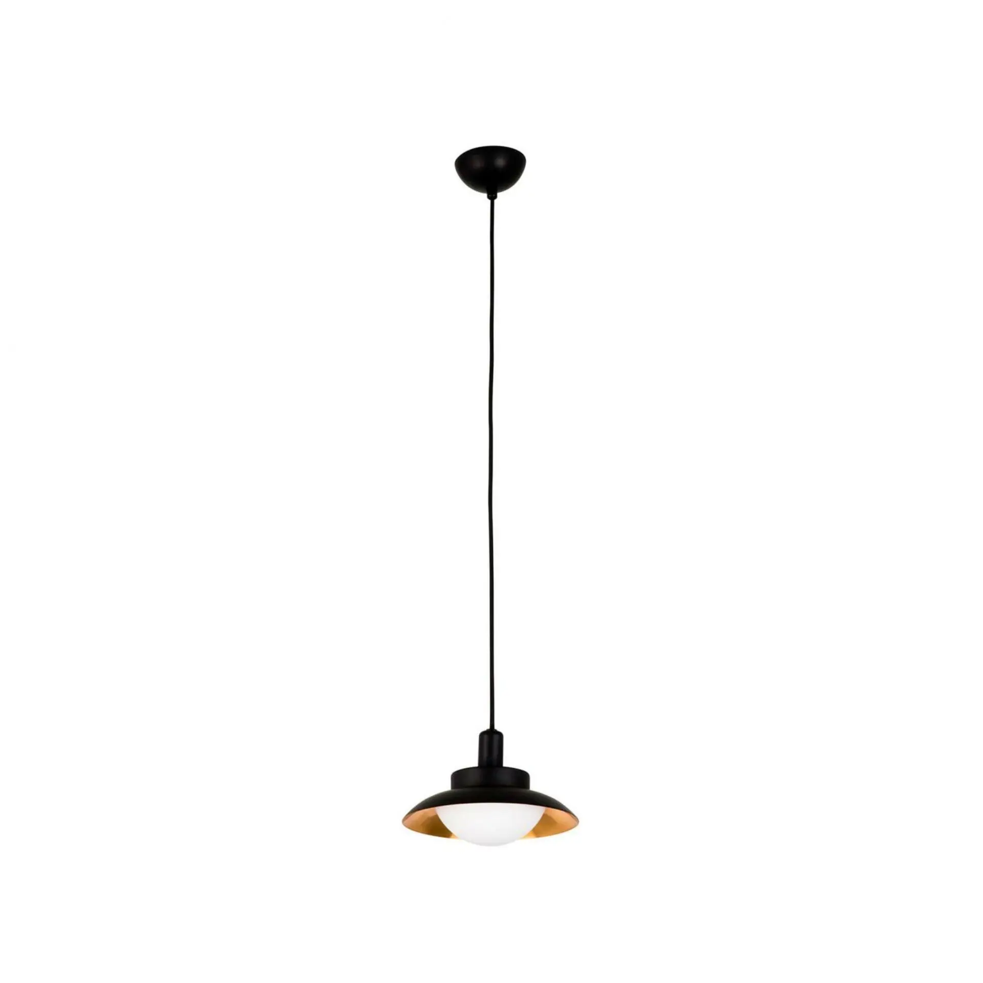 FARO 62139 SIDE 200 závěsné svítidlo, černá/měď, G9 - FARO