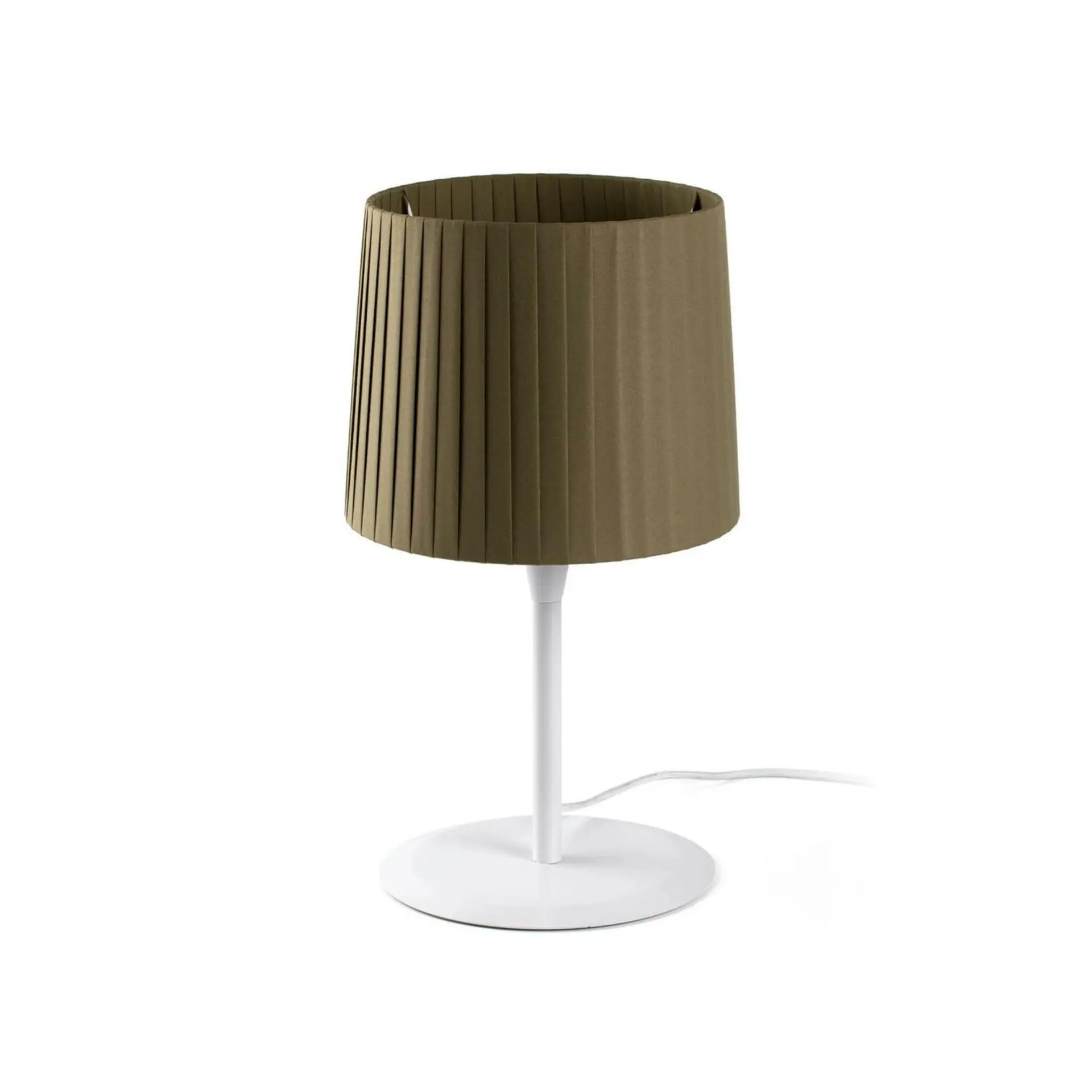 FARO 64310-40 SAMBA bílá/skládaná zelená stolní lampa - FARO