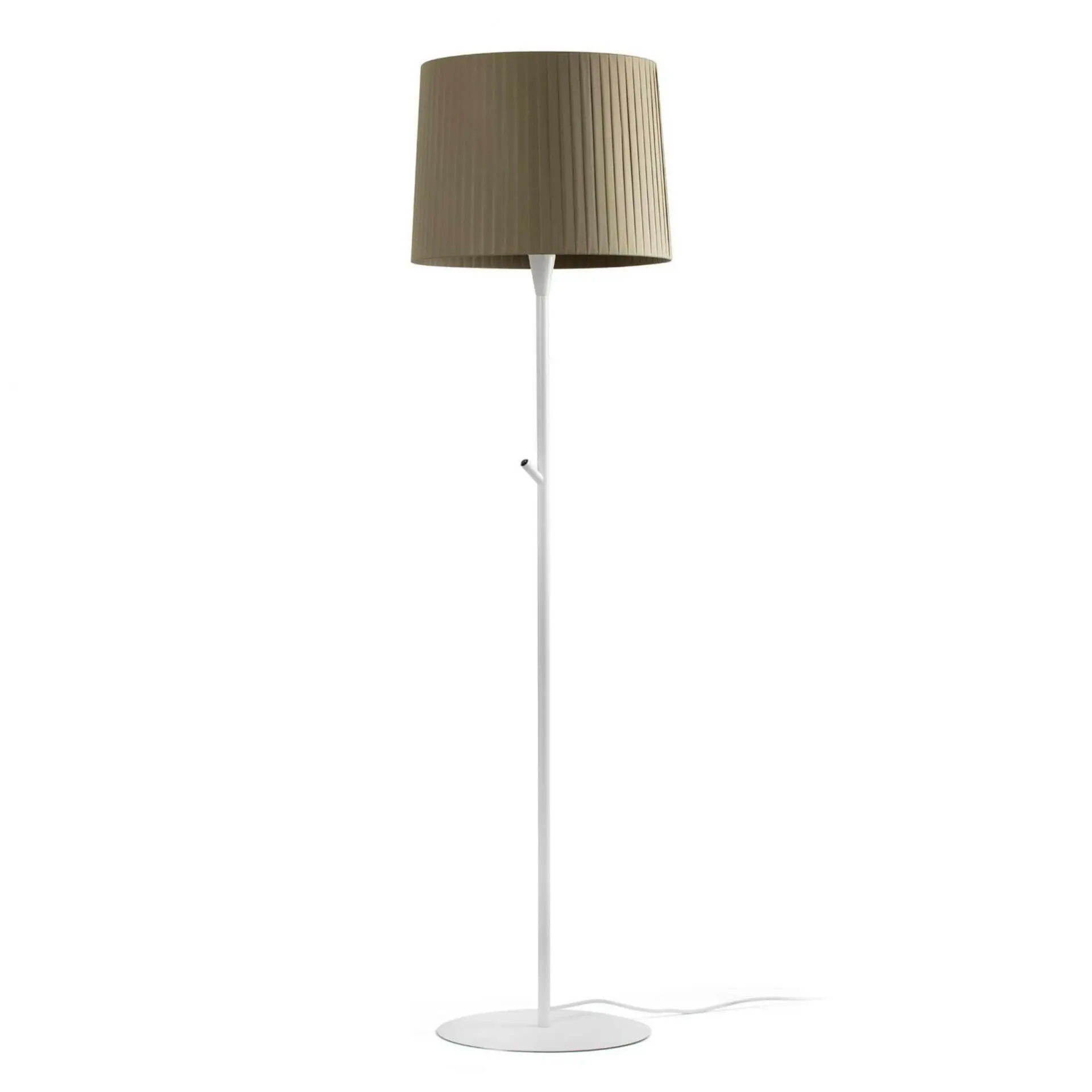 FARO 64312-43 SAMBA bílá/skládaná zelená stojací lampa - FARO