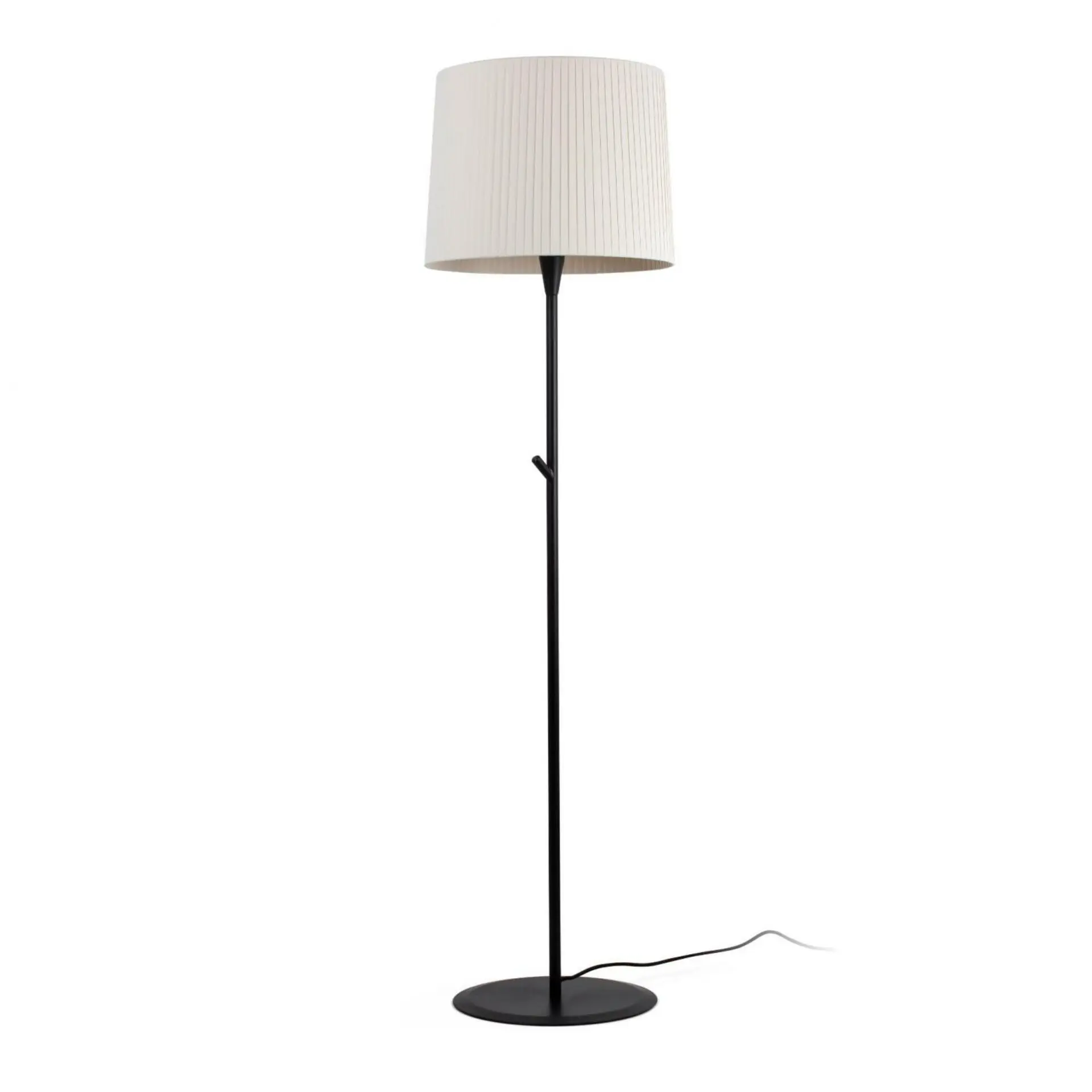 FARO 64313-41 SAMBA černá/skládaná béžová stojací lampa - FARO
