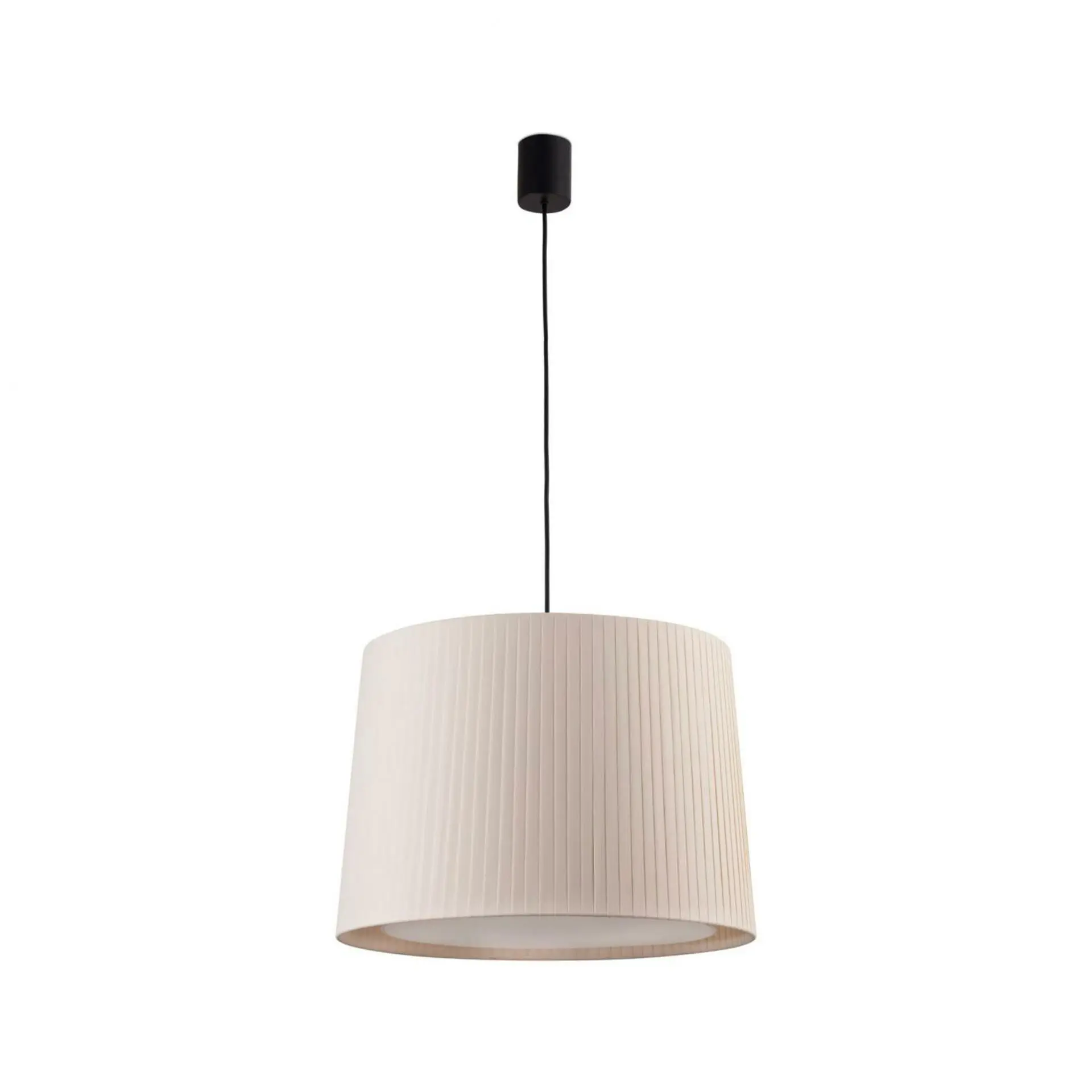 FARO 64315-44 SAMBA závěsné svítidlo, černá/skládaná béžová - FARO