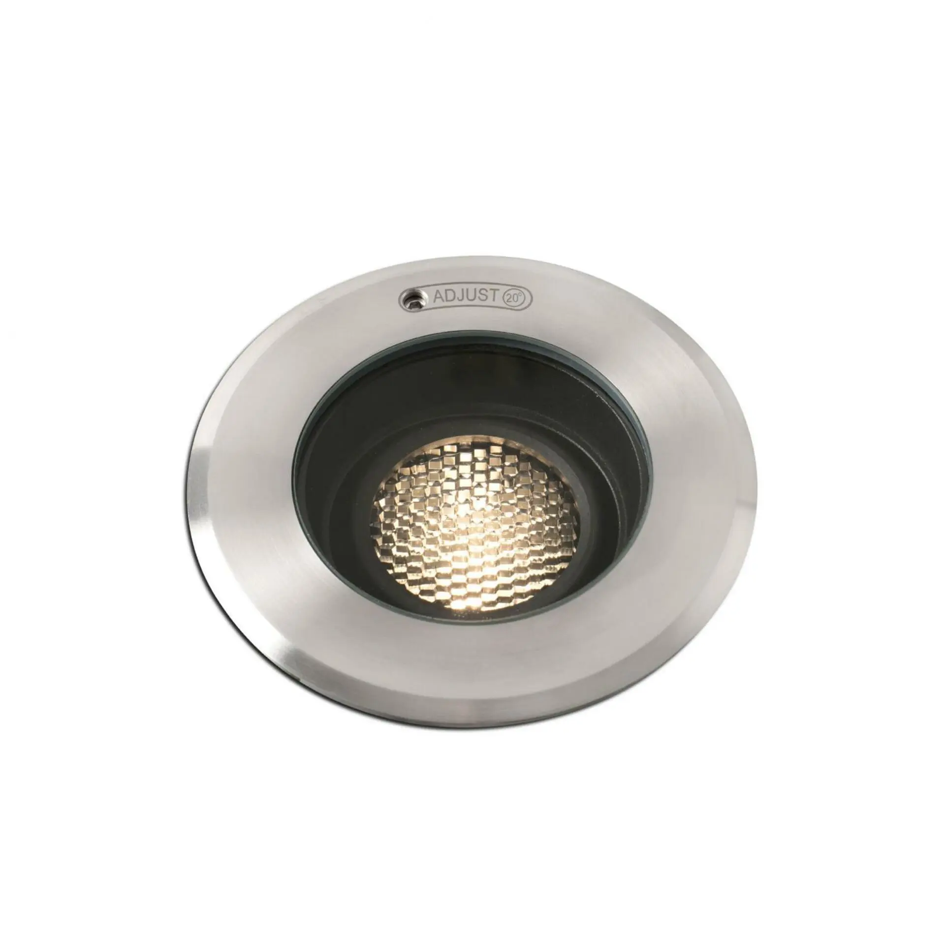 FARO GEISER 80 zapuštěné svítidlo do podhledu, nerez, šedá, LED, 38st.