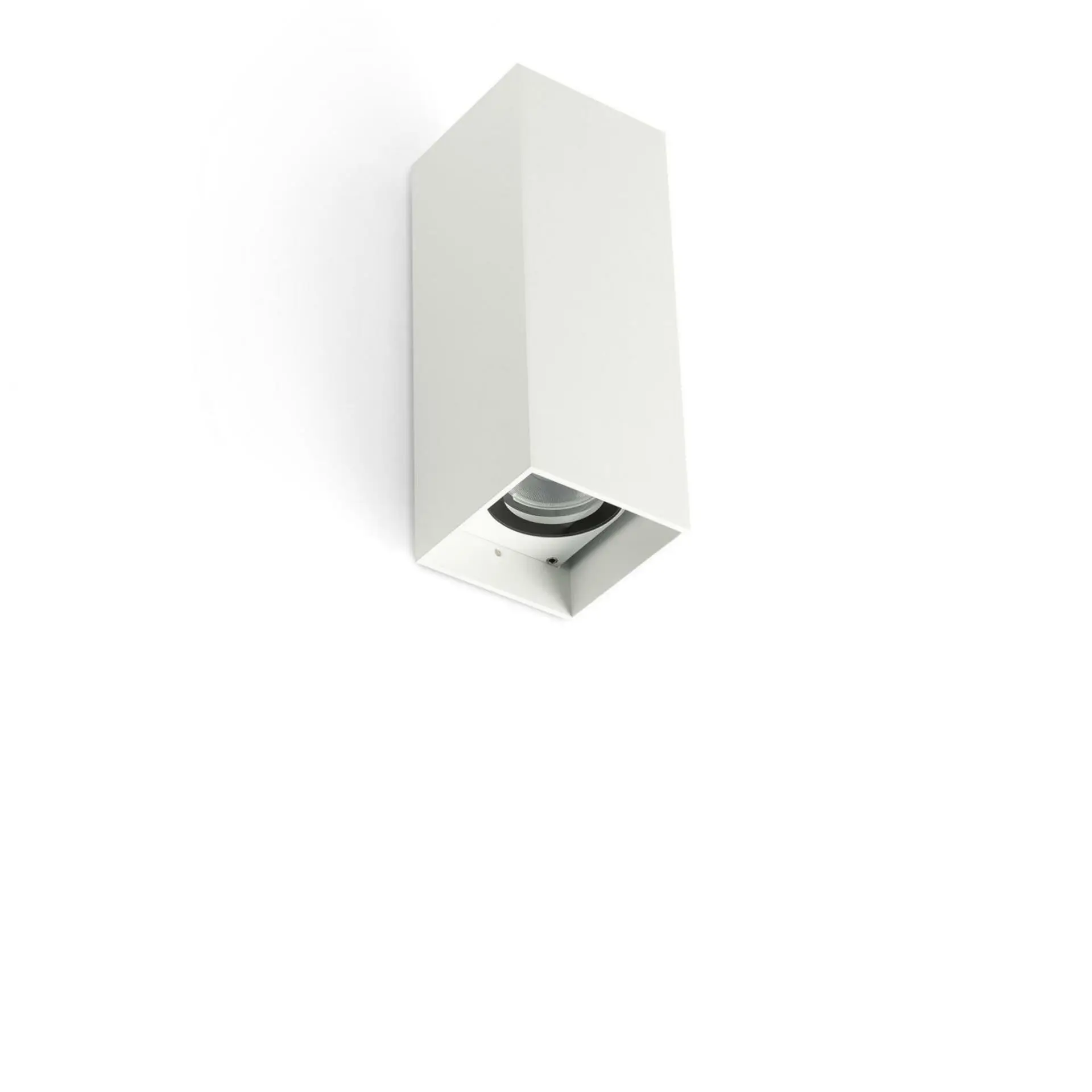 FARO KOV 2L nástěnné svítidlo hranaté, bílá 2700K 34°/34°