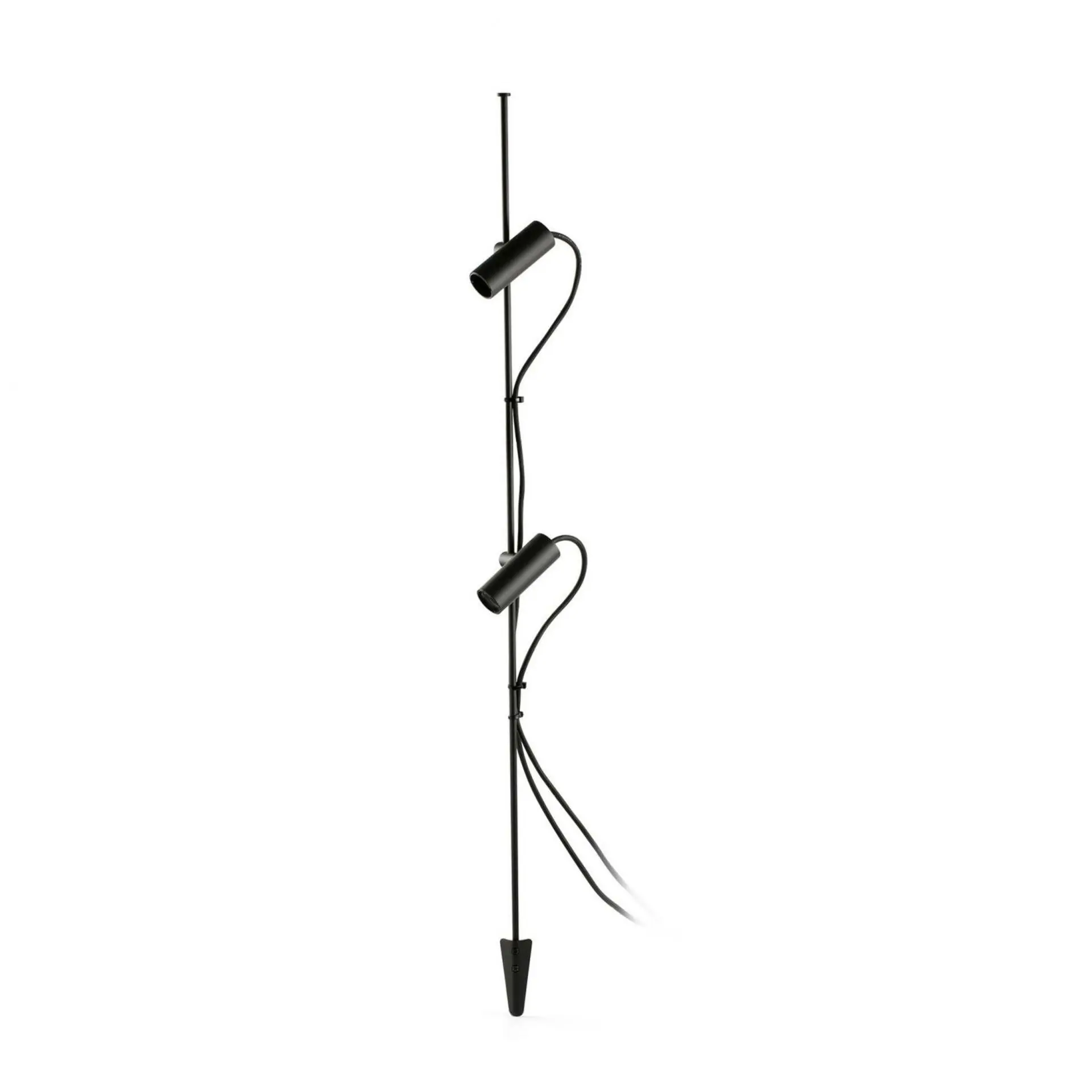 FARO CLAP 1030 lampa se zápichem, černá 2x6W 3000K 38st.