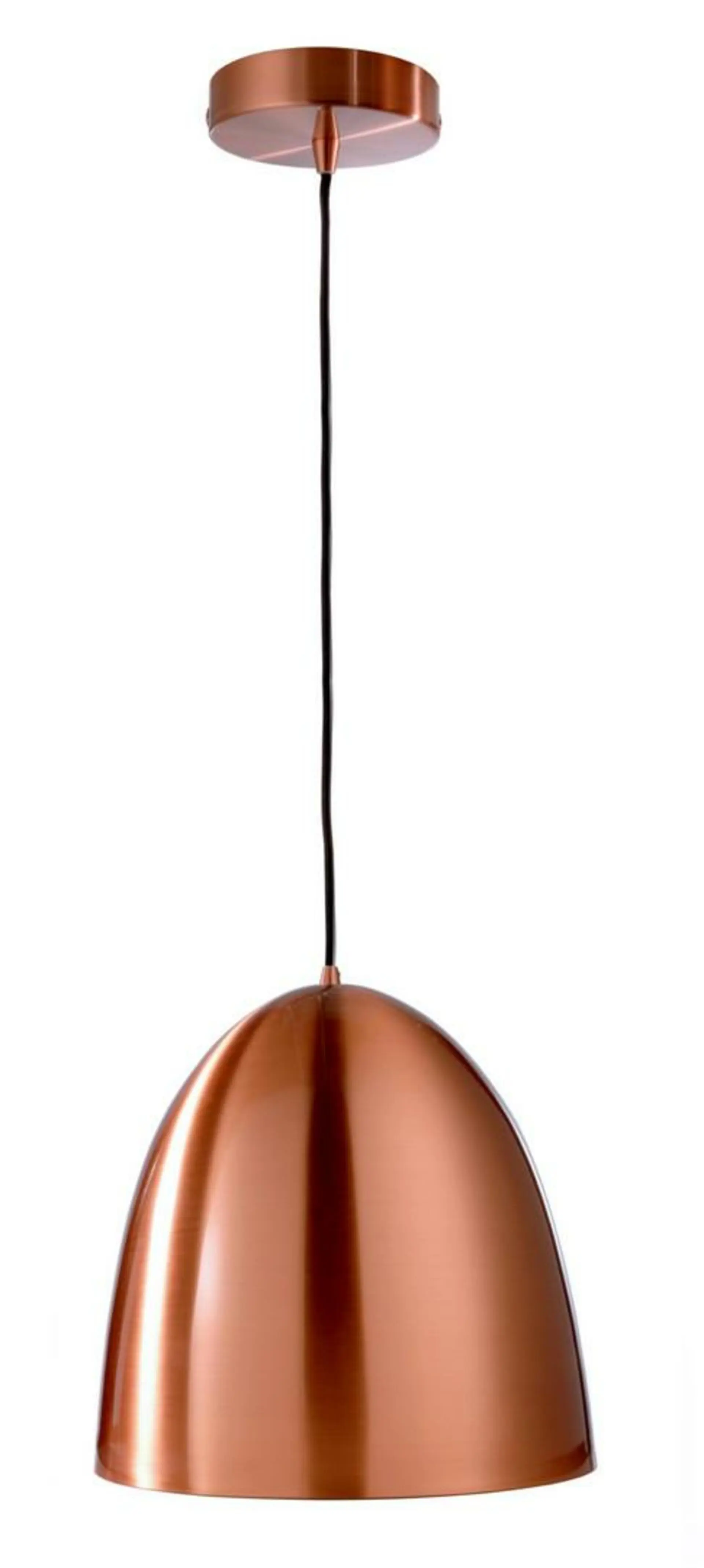 Deko-Light Kapego závěsné svítidlo Bell 220-240V AC/50-60Hz E27 1x max. 100,00 W 300 mm měď 342052