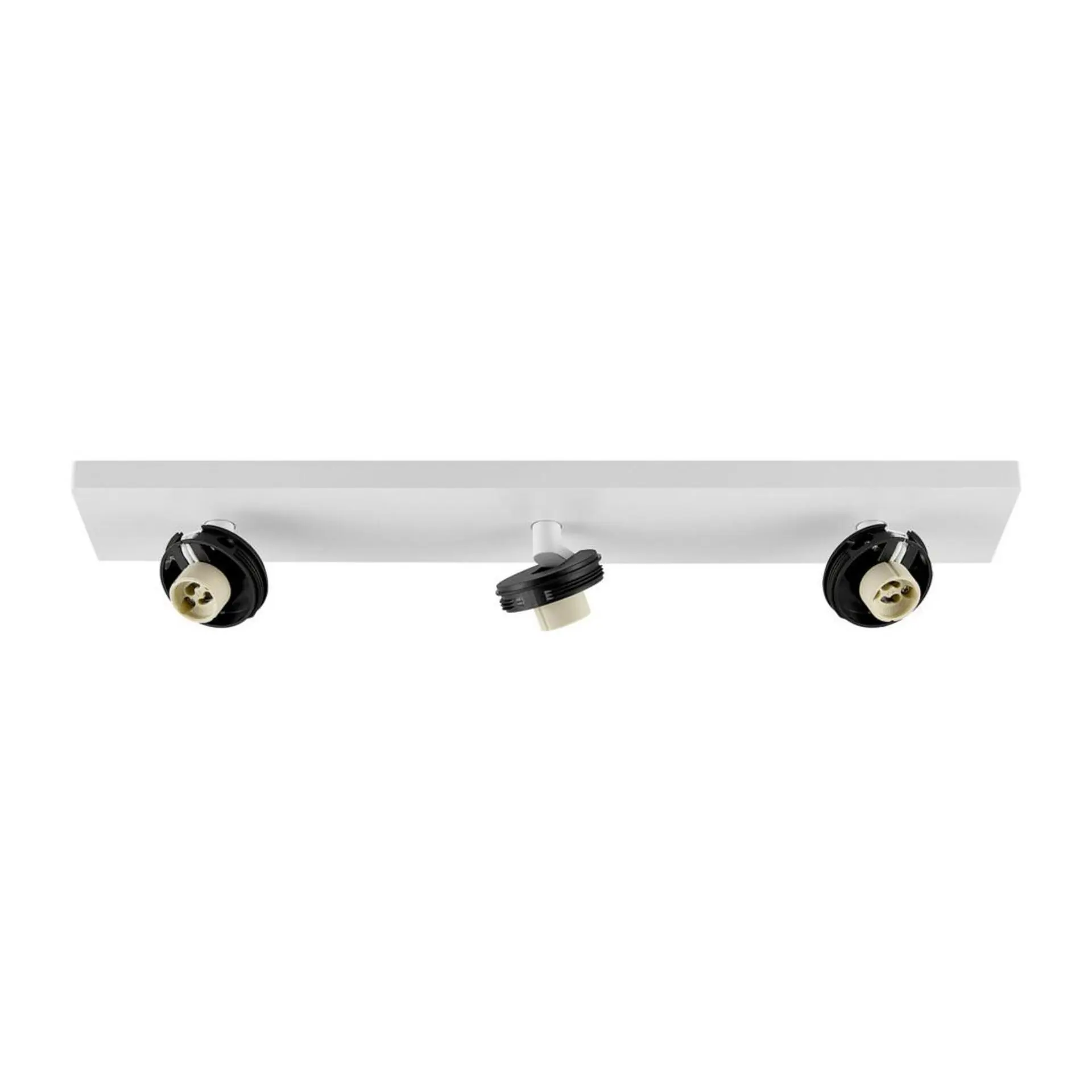 Deko-Light stropní přisazené svítidlo - Can Tilt hranatá základna, 3x 7,5 W GU10, bílá 348268