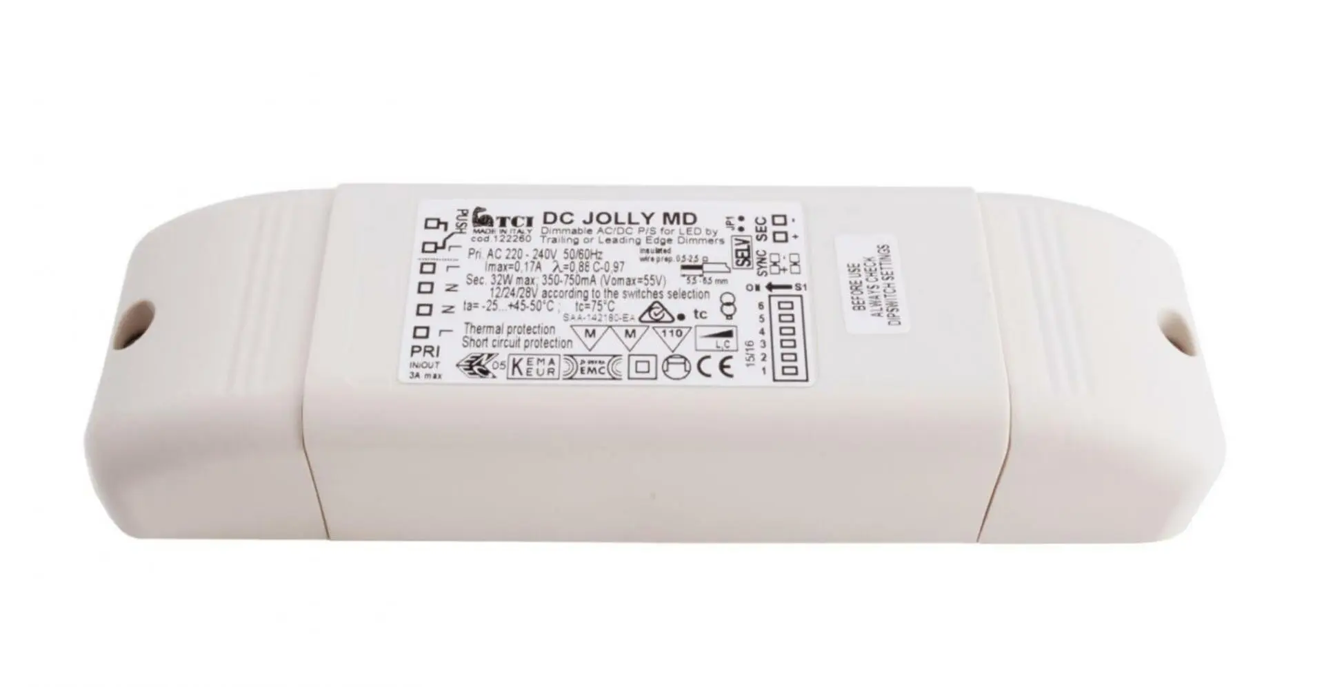 IMPR 561201 LED Trafo elektronické stmívatelné 12/24/28Volt 32 W - DEKOLIGHT