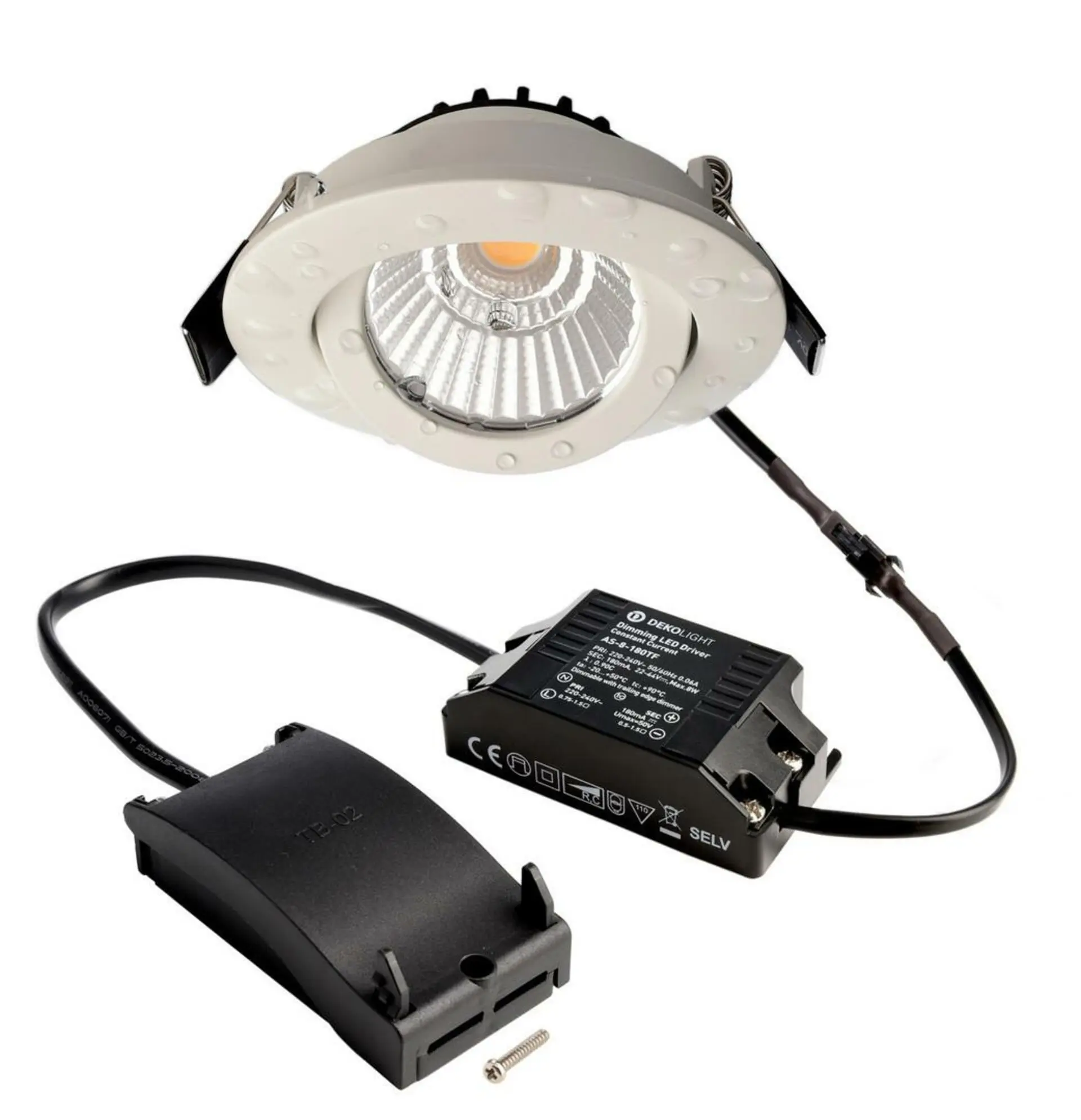 IMPR 565398 Zápustné svítidlo Dione IP44 8,5W 4000K bílé 230V - DEKOLIGHT