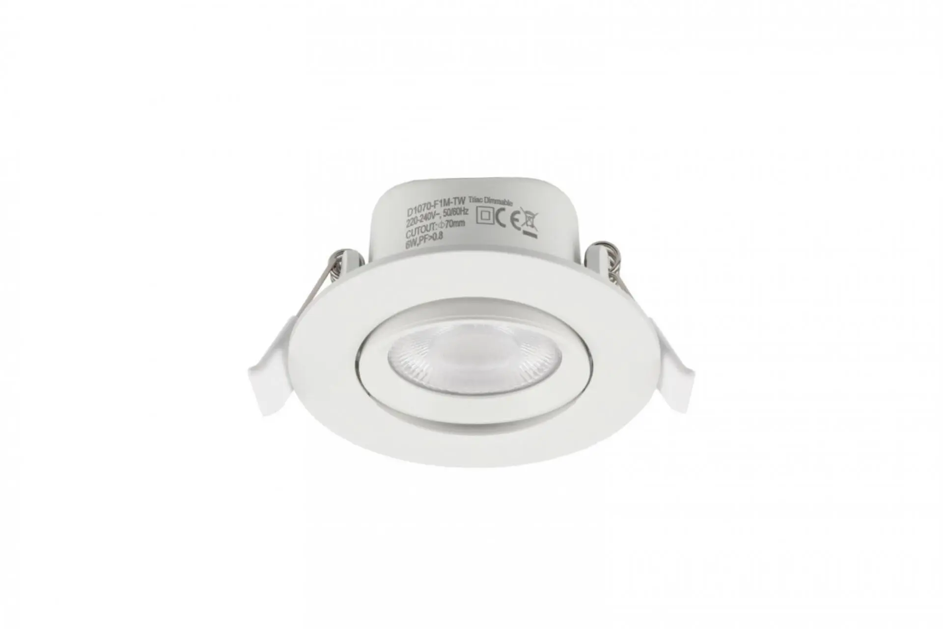 Deko-Light vestavné bodové svítidlo - Surtur Tilt 68, 6 W, DTW, 1800-2700 K, bílá 565459
