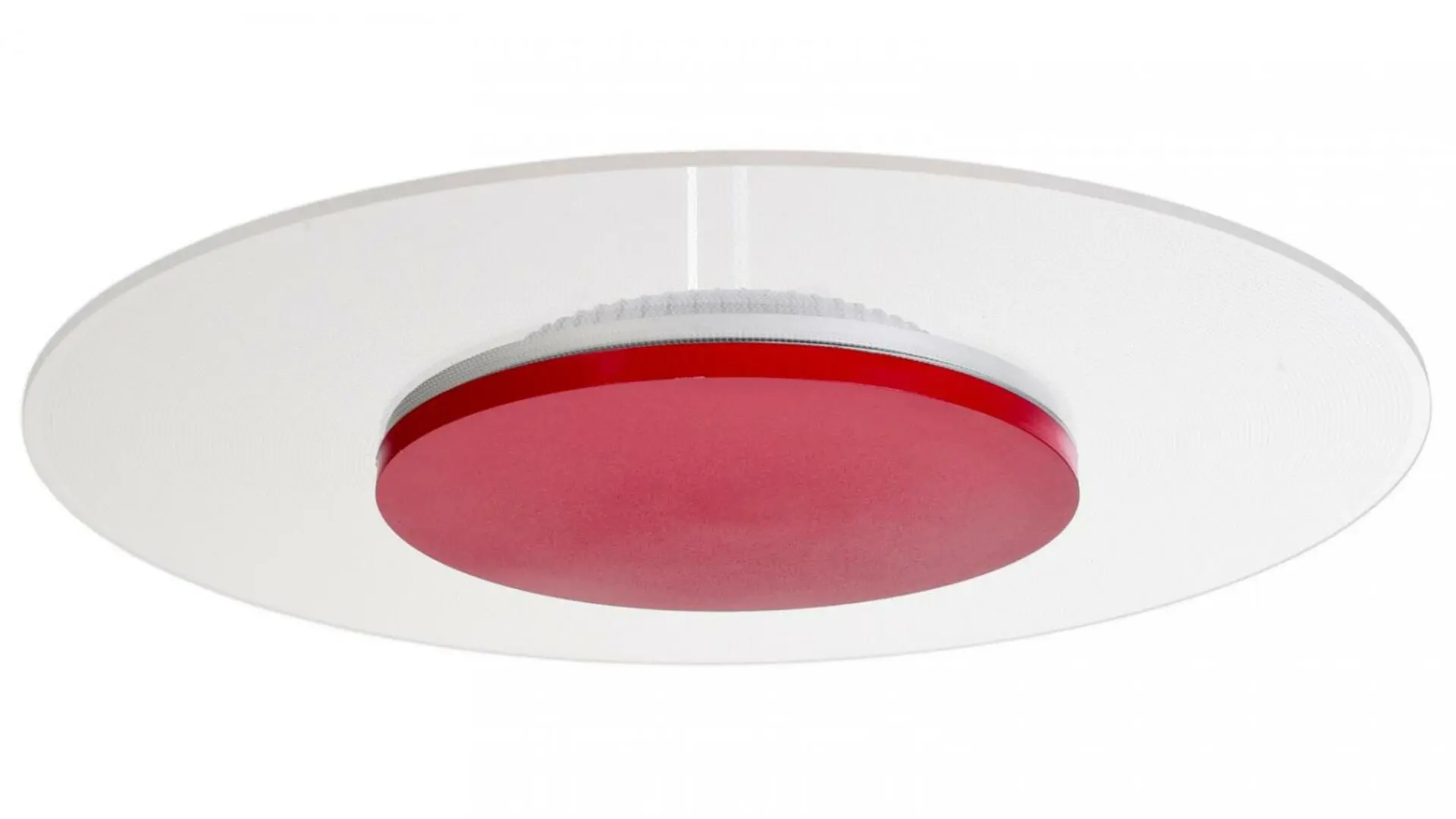 IMPR 620052 Deko-Light stropní přisazené svítidlo Zaniah 24W, kryt rubínová červená 220-240V AC/50-60Hz 24,00 W 3000 K 2567,93 lm bílá - DEKOLIGHT