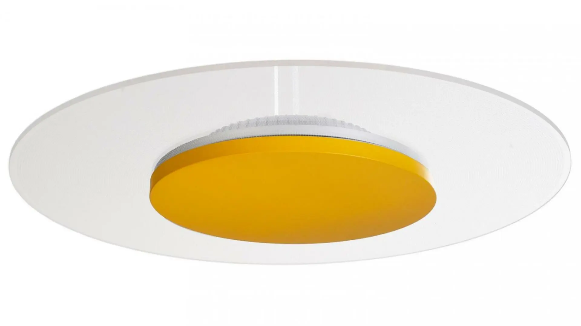 IMPR 620053 Deko-Light stropní přisazené svítidlo Zaniah 24W, kryt šafranová žlutá 220-240V AC/50-60Hz 24,00 W 3000 K 2567,93 lm bílá - DEKOLIGHT