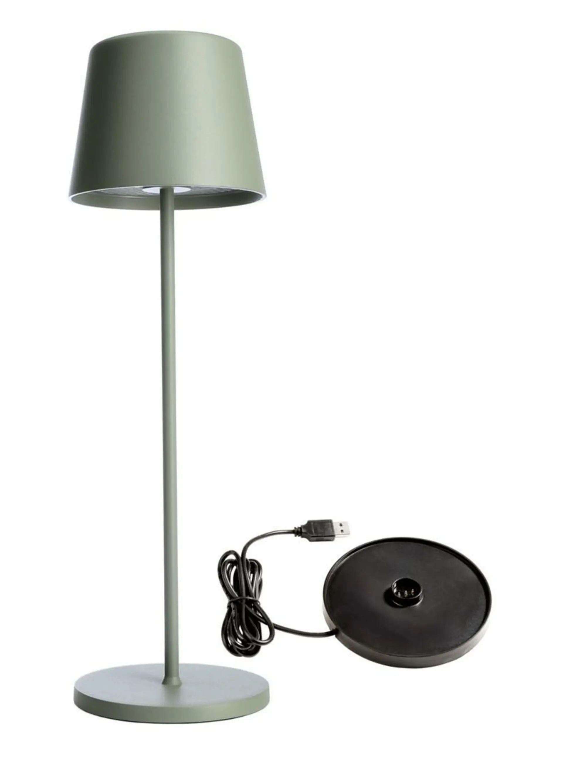 IMPR 620195 Deko-Light nabíjecí svítidlo - sada Canis šedozelená + nabíjecí základna - DEKOLIGHT