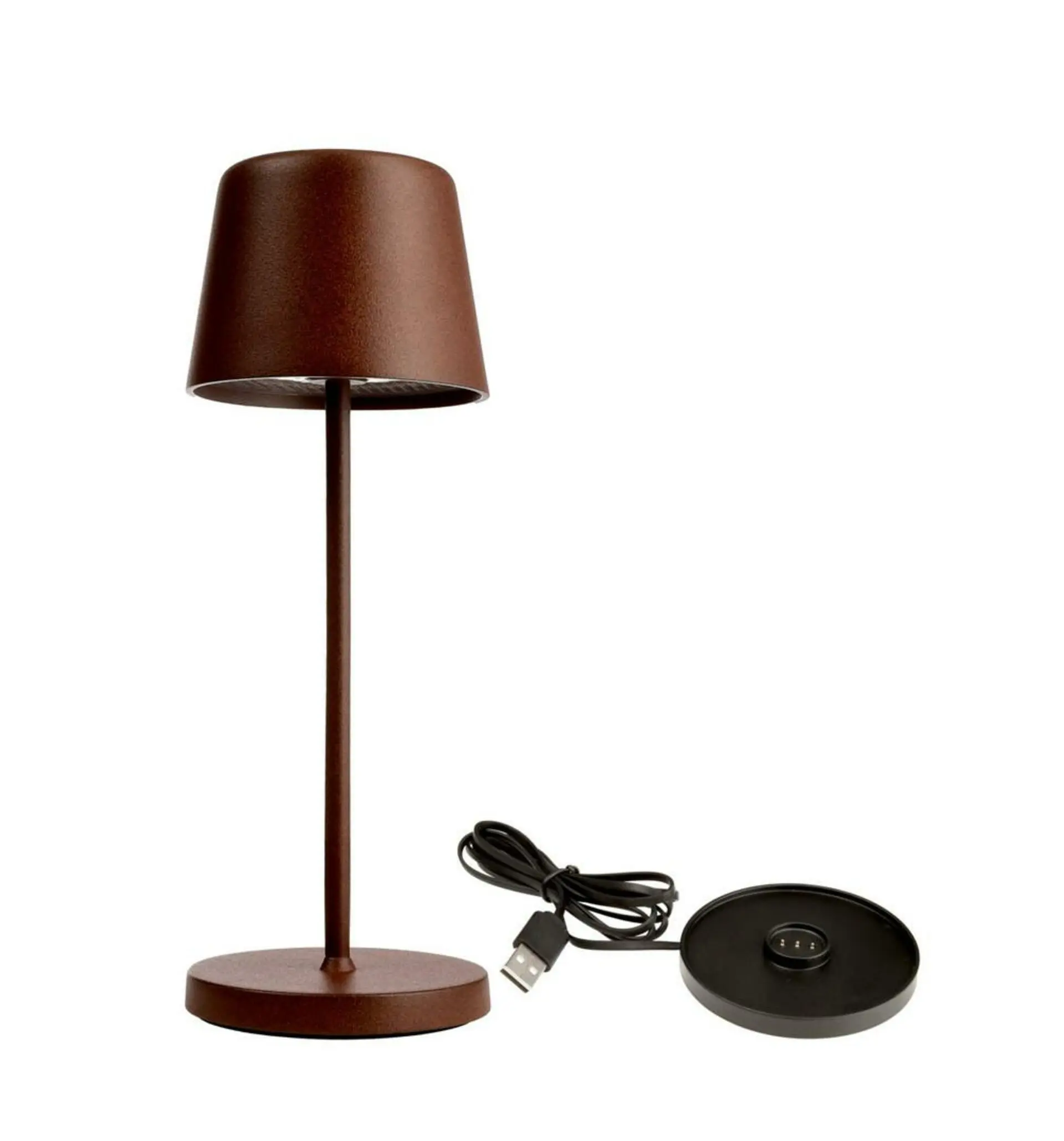 IMPR 620206 Deko-Light nabíjecí svítidlo - sada Canis Mini rezavá + nabíjecí základna - DEKOLIGHT