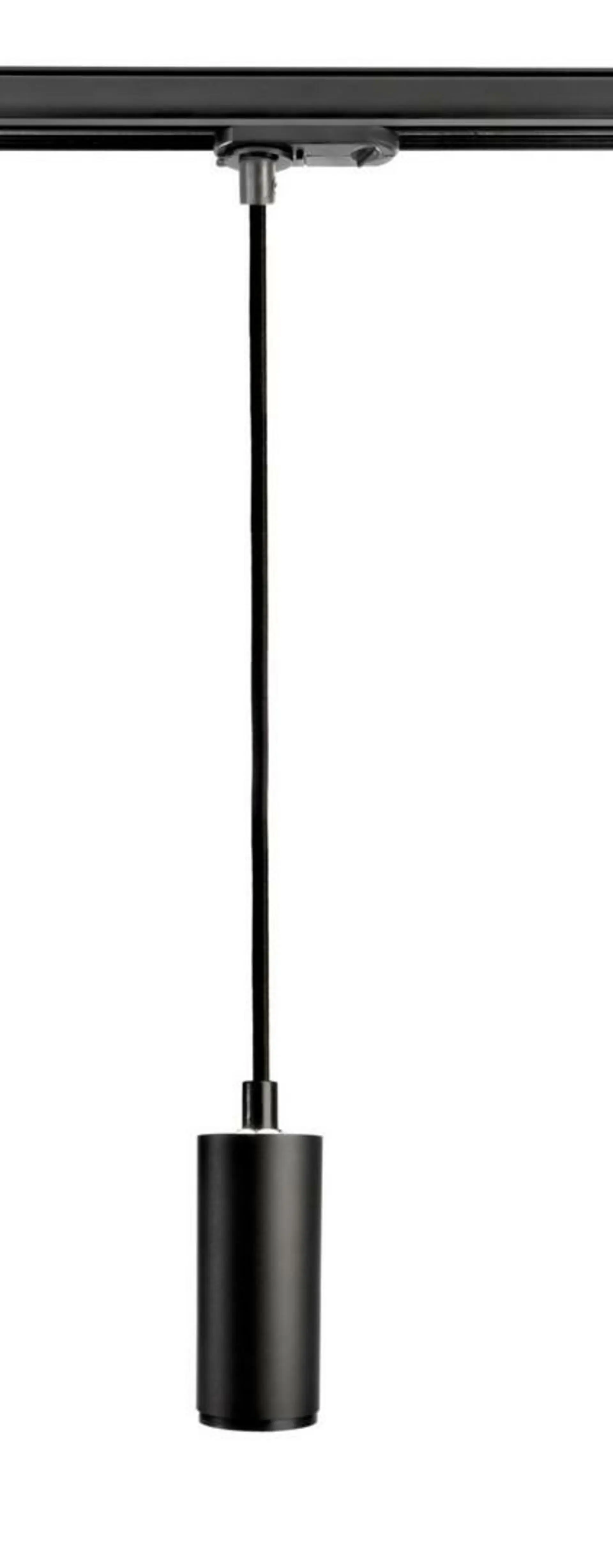 IMPR 707176 Deko-Light 1-fázový kolejnicový systém závěsné svítidlo, Lucea, 6 W, DIM, 2700 K, 220-240V tmavě černá RAL 9005 - DEKOLIGHT