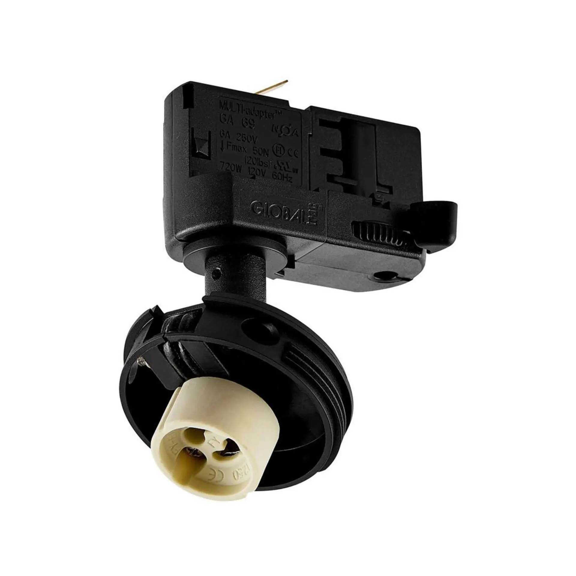 IMPR 707247 Deko-Light 3-fázové bodové svítidlo Can základna, 1x max. 7,5 W GU10, černá - DEKOLIGHT