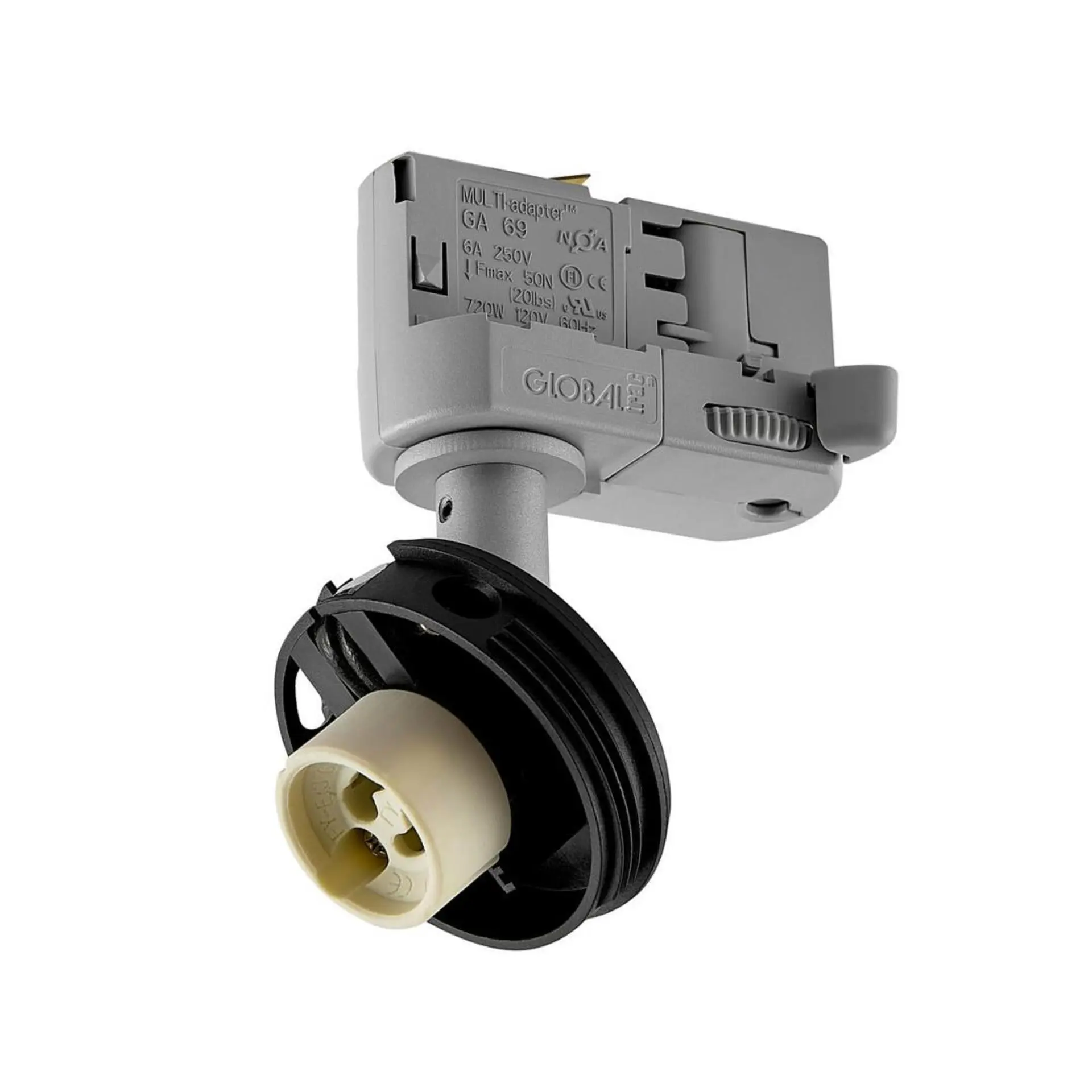 IMPR 707248 Deko-Light 3-fázové bodové svítidlo Can základna, 1x max. 7,5 W GU10, stříbrná - DEKOLIGHT