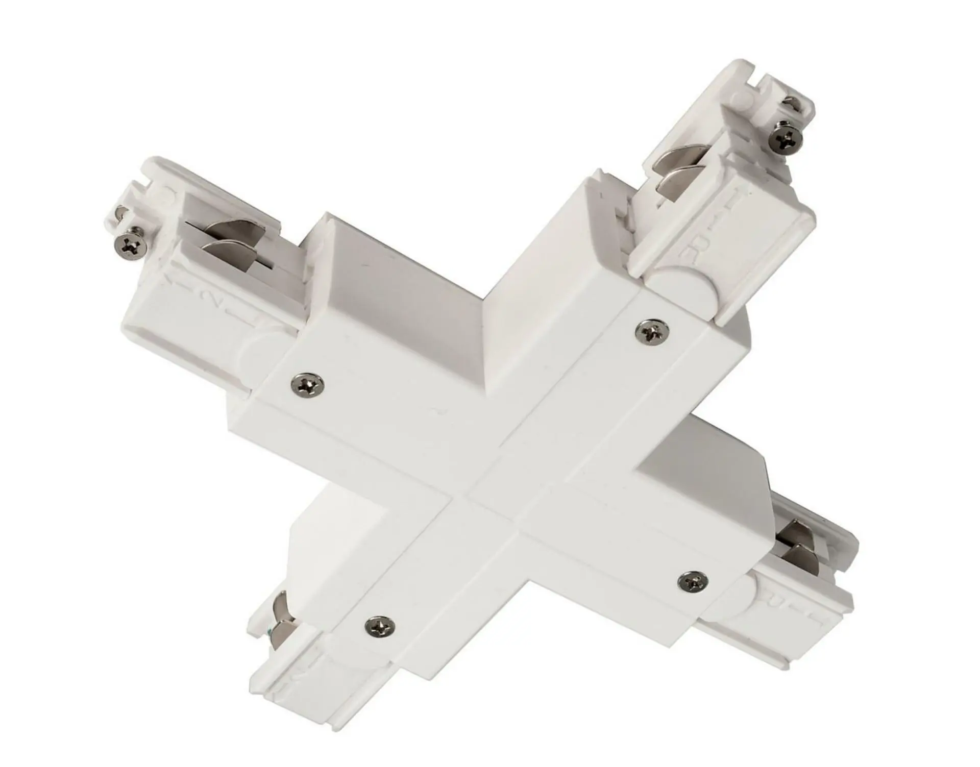 IMPR 710033 Deko-Light kolejnicový systém 3-fázový 230V D Line X-spojka levé-levé-pravé-pravé 230V bílá RAL 9016 166 - DEKOLIGHT