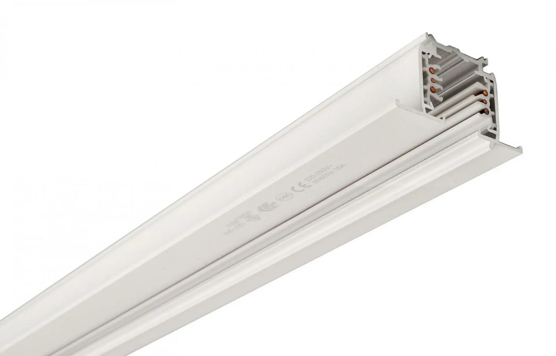 Deko-Light 3-fázový kolejnicový systém - D Line DALI vestavná lišta s křídly 1m, bílá 710506