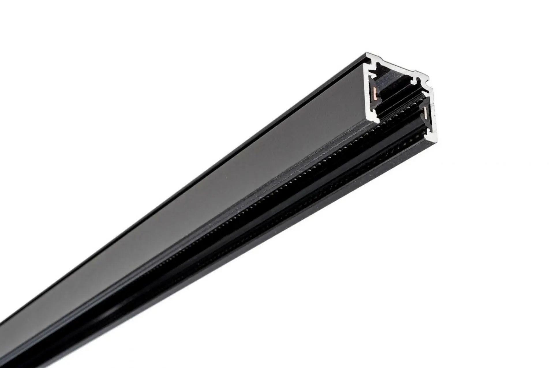 IMPR 720004 Deko-Light 1-fázový kolejnicový systém, D One přisazená lišta 2m, 220-240V černá RAL 9011 2000 mm - DEKOLIGHT