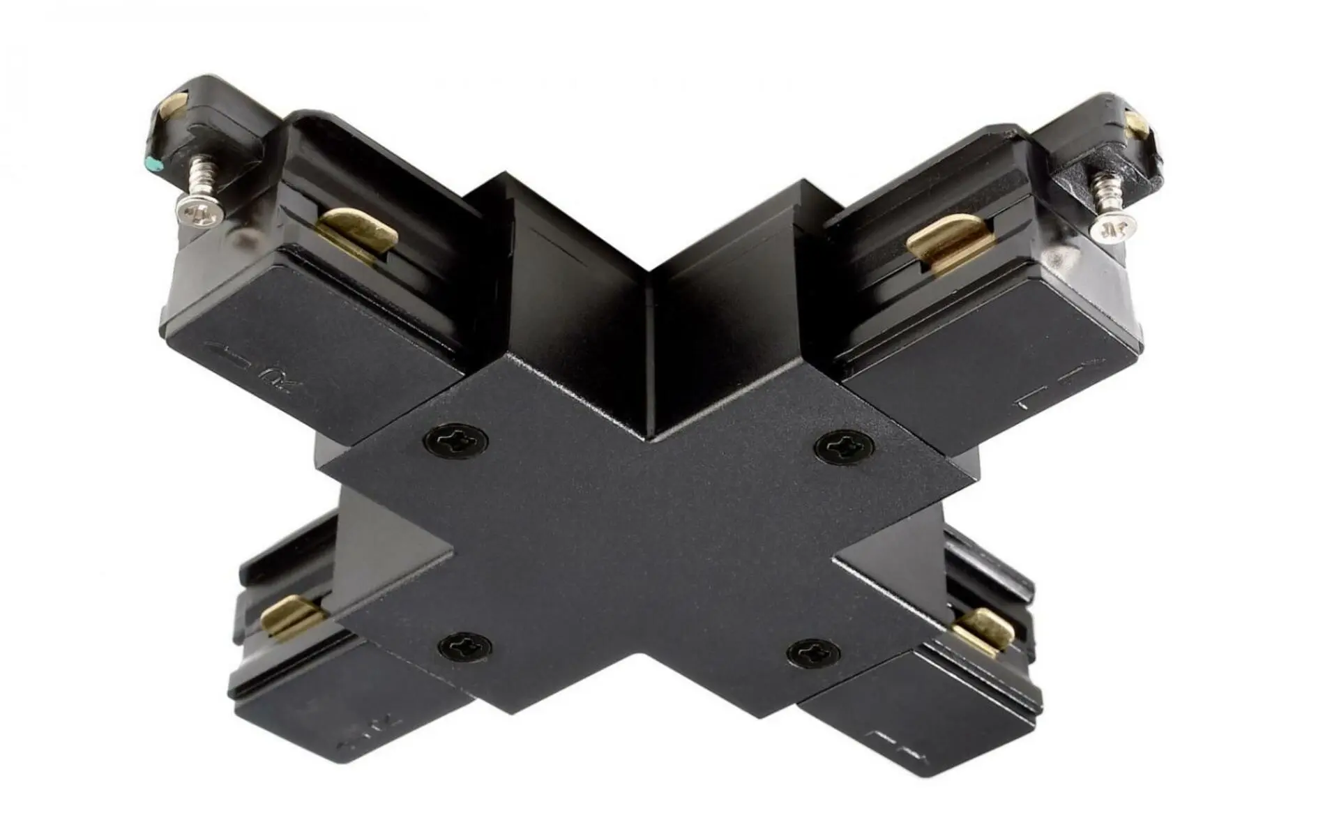 IMPR 720029 Deko-Light 1-fázový kolejnicový systém, D One X-spojka, 220-240V černá RAL 9011 121 mm - DEKOLIGHT