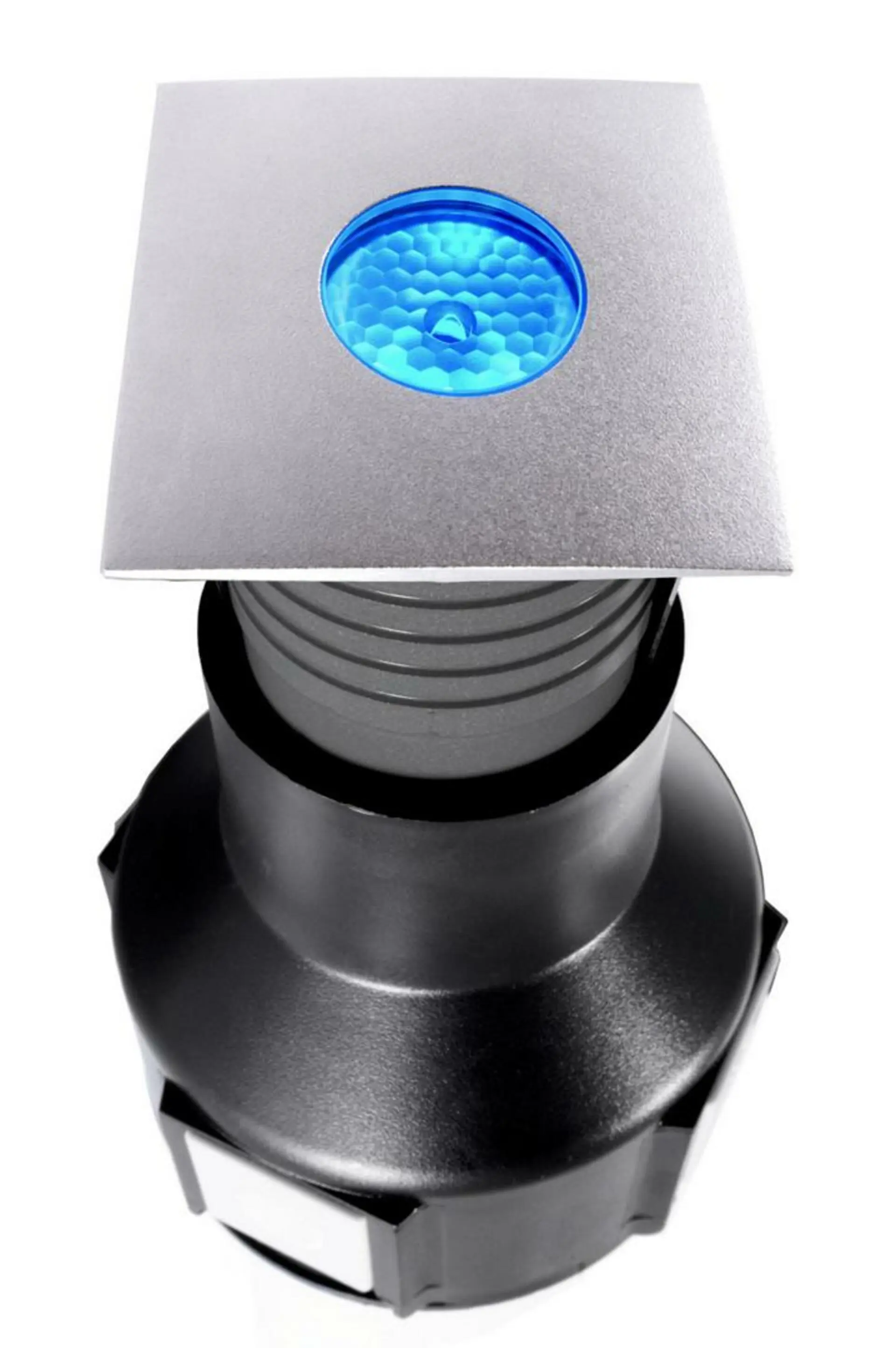 Deko-Light zemní svítidlo Easy Square II RGB 24V DC 3,50 W 80 lm 55 mm stříbrnošedá 730244