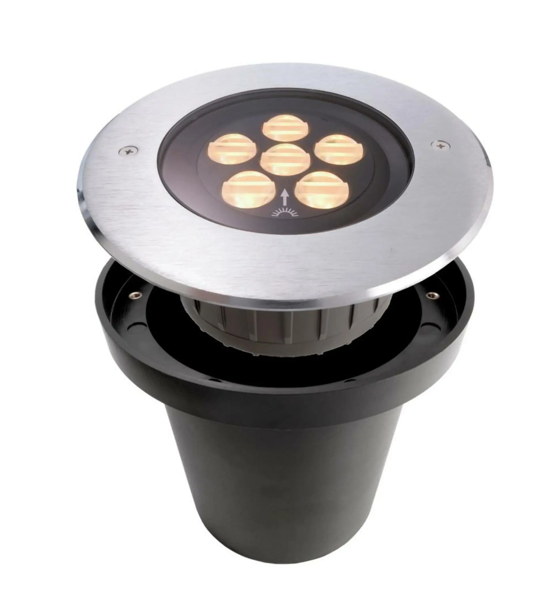 Deko-Light zemní svítidlo HP IV WW 24V DC 14,00 W 3000 K 800 lm stříbrná 730296